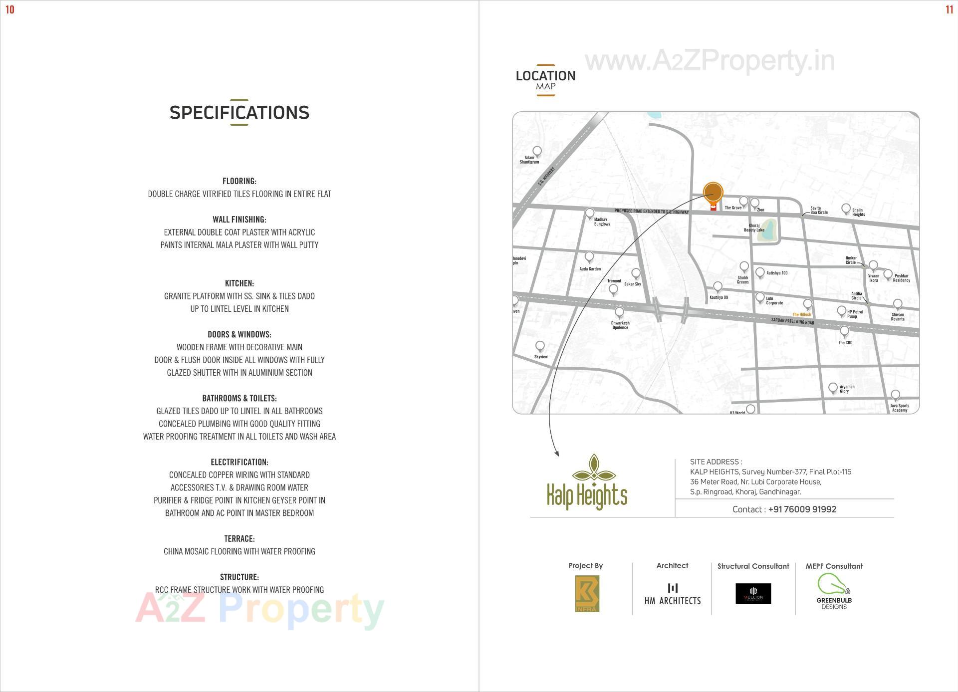  of real estate project Kalp Heights located at Khoraj, Gandhinagar, Gujarat