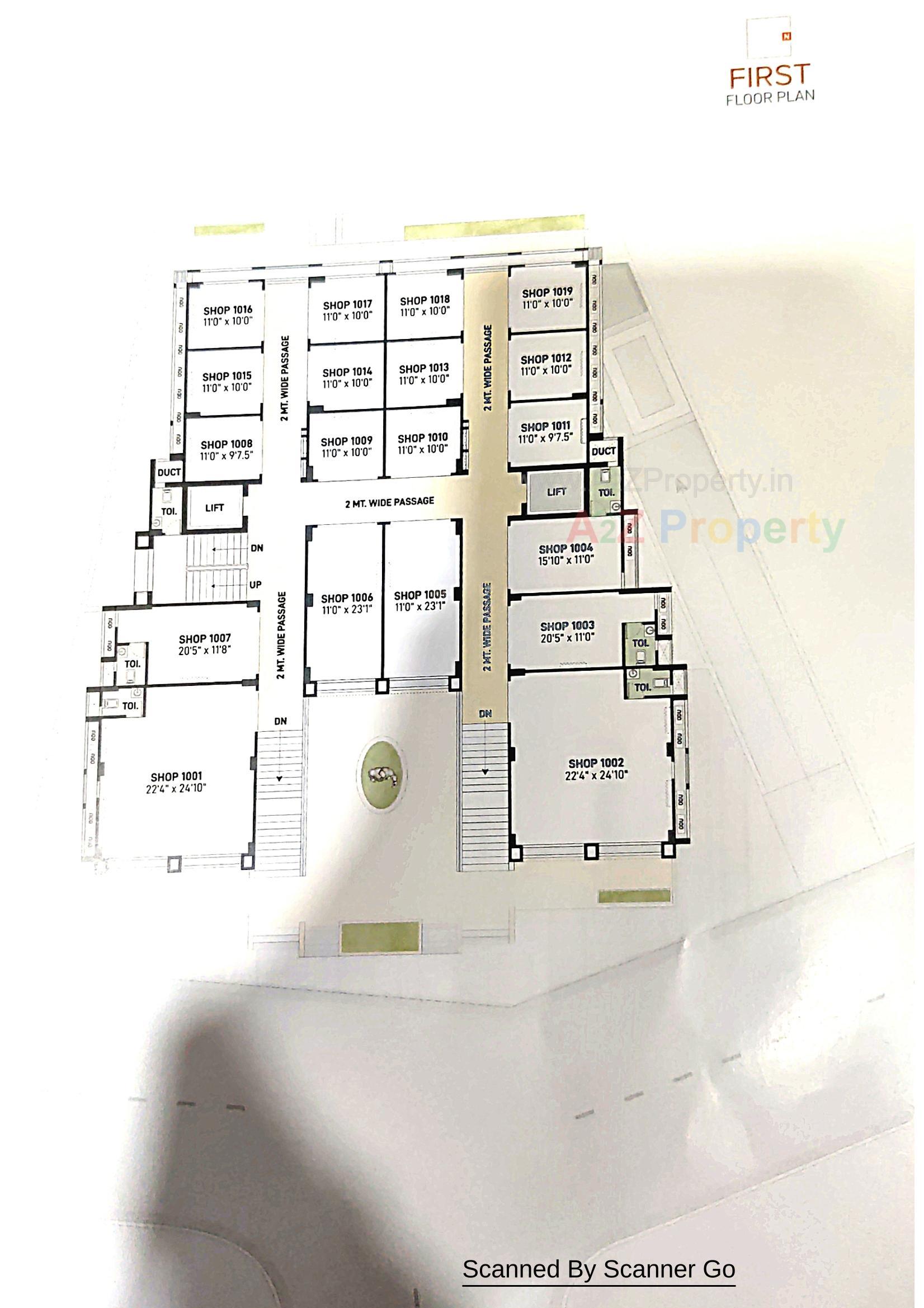 Layout of real estate project Kamlapunj Lakeview located at Vavol, Gandhinagar, Gujarat