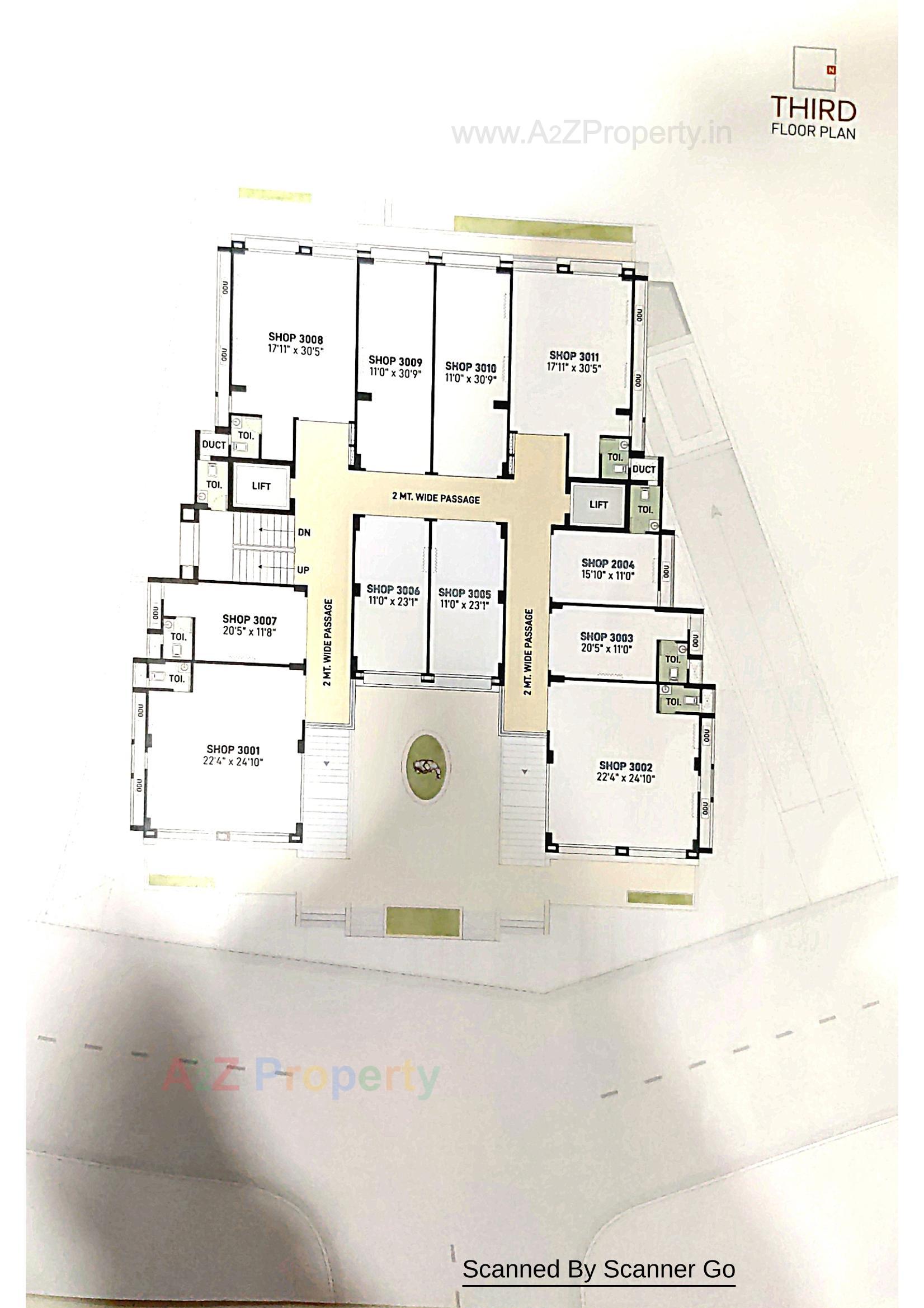 Layout of real estate project Kamlapunj Lakeview located at Vavol, Gandhinagar, Gujarat