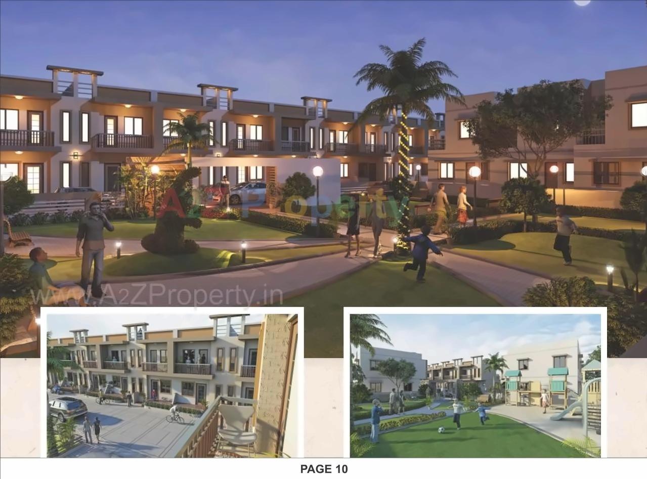 3D Elevation of real estate project Kantam Residency located at Kalol, Gandhinagar, Gujarat