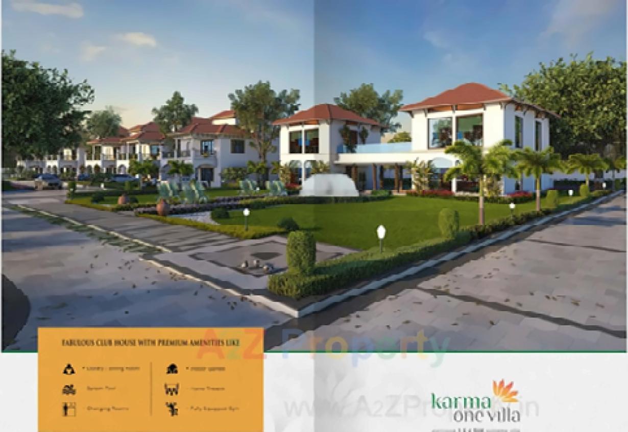 3D Elevation of real estate project Karma Villa located at Borisana, Gandhinagar, Gujarat