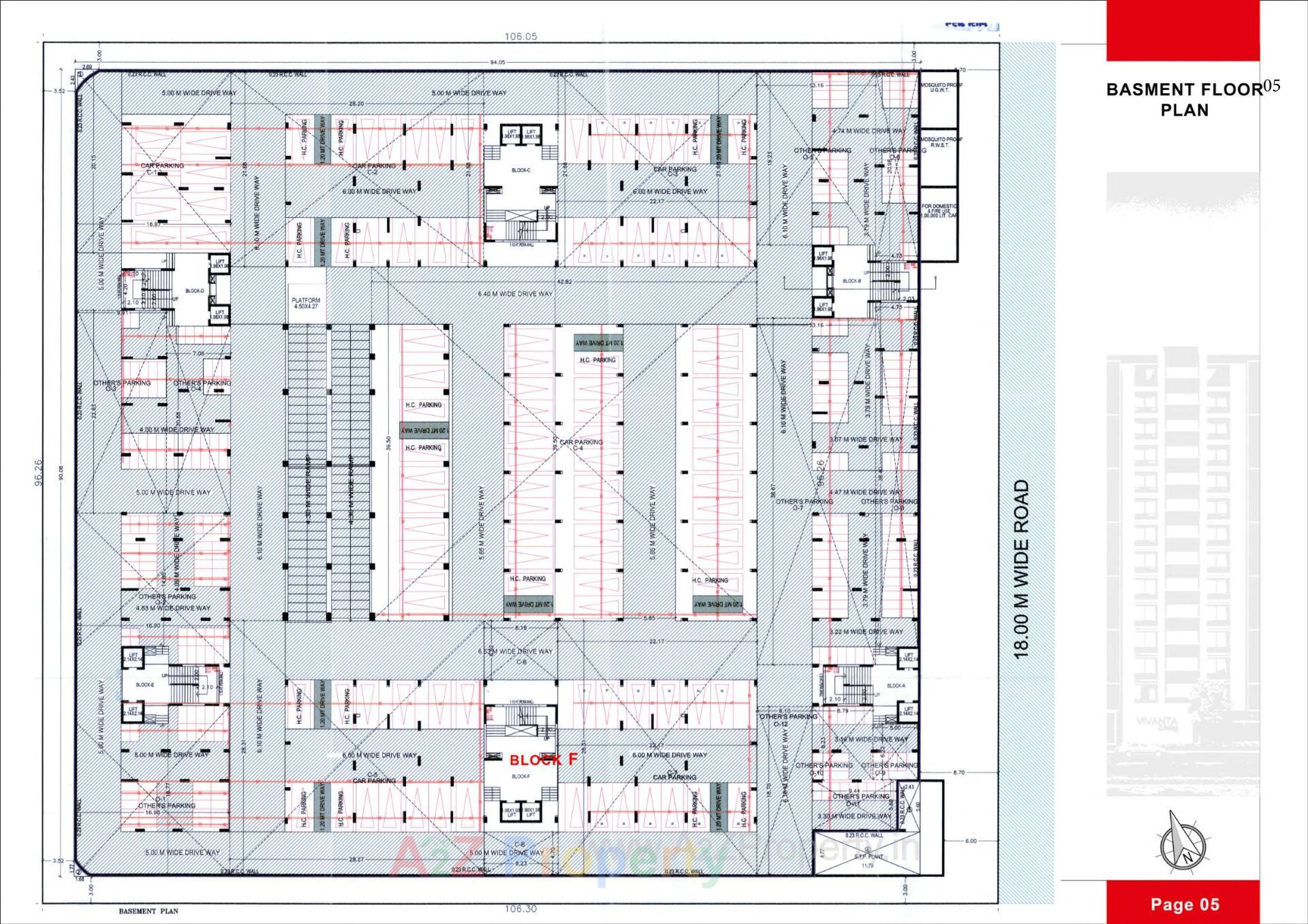 Layout of real estate project Karnavati Vivanta Living Block located at Bhat, Gandhinagar, Gujarat