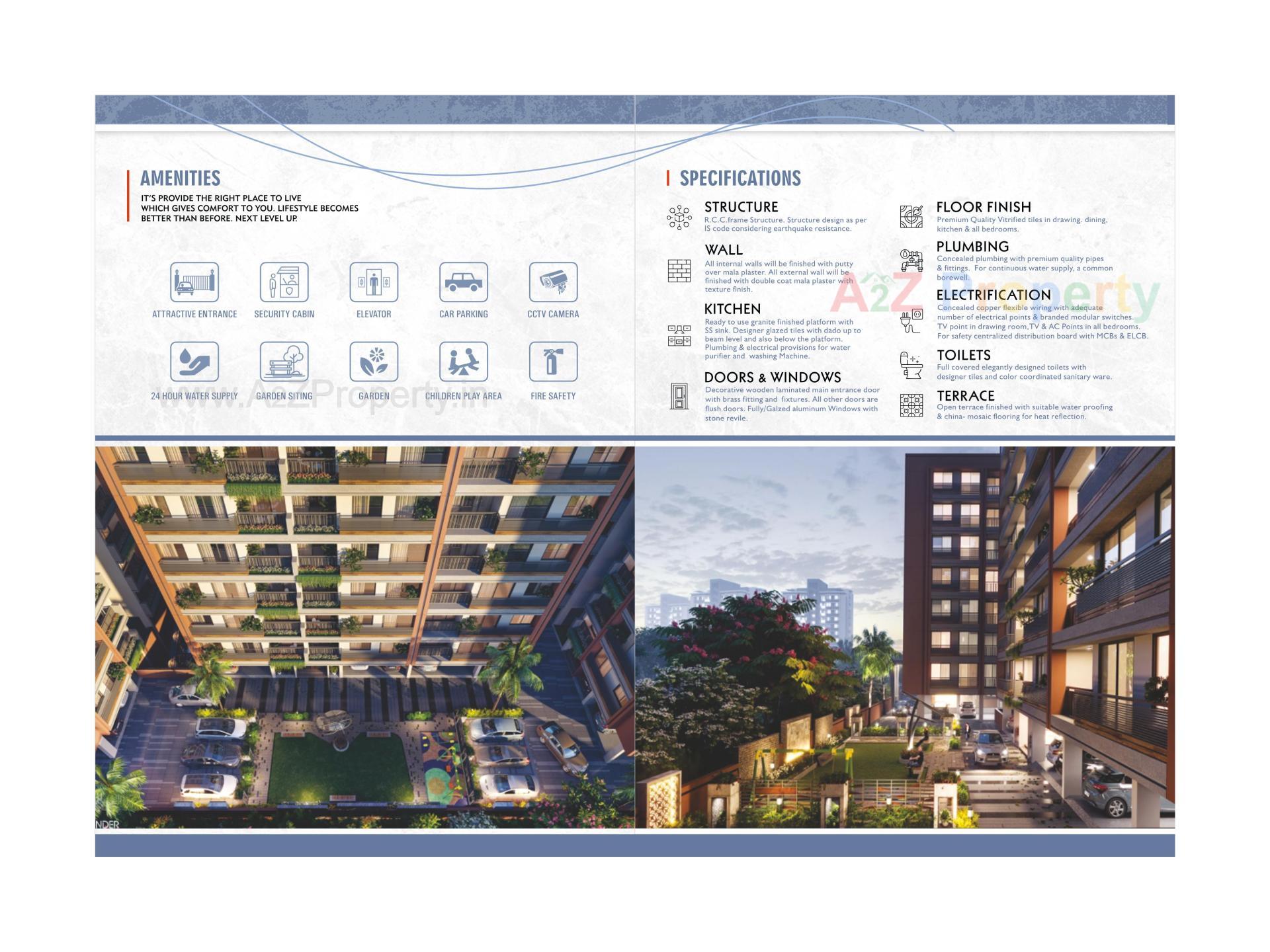  of real estate project Kedar Residency located at Randheja, Gandhinagar, Gujarat