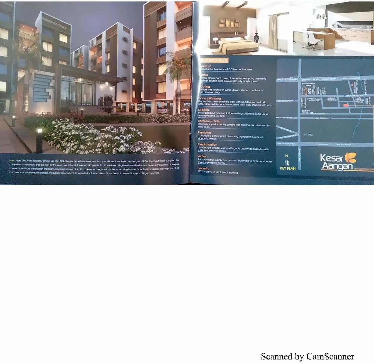  of real estate project Kesar Aangan located at Indroda, Gandhinagar, Gujarat