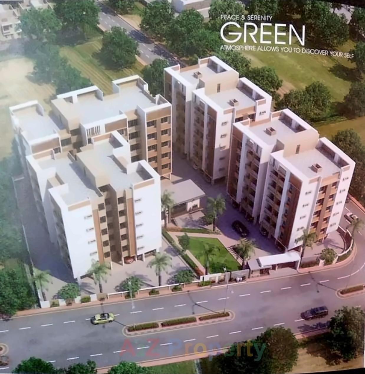 3D Elevation of real estate project Kesar Aangan located at Indroda, Gandhinagar, Gujarat