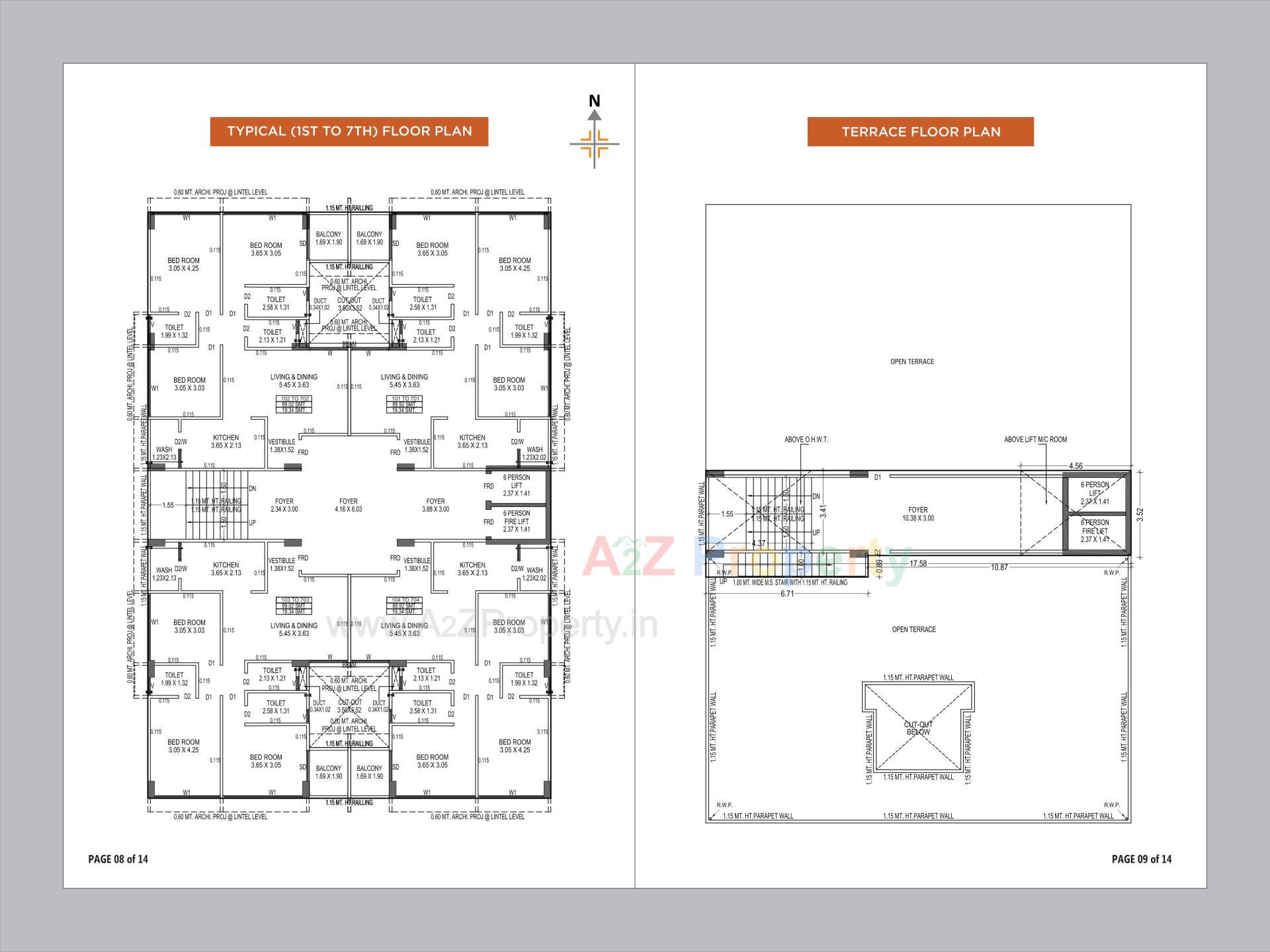 Layout of real estate project Kesari located at Zundal, Gandhinagar, Gujarat