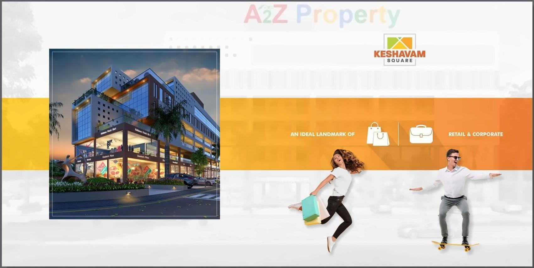  of real estate project Keshavam Square located at Kudasan, Gandhinagar, Gujarat