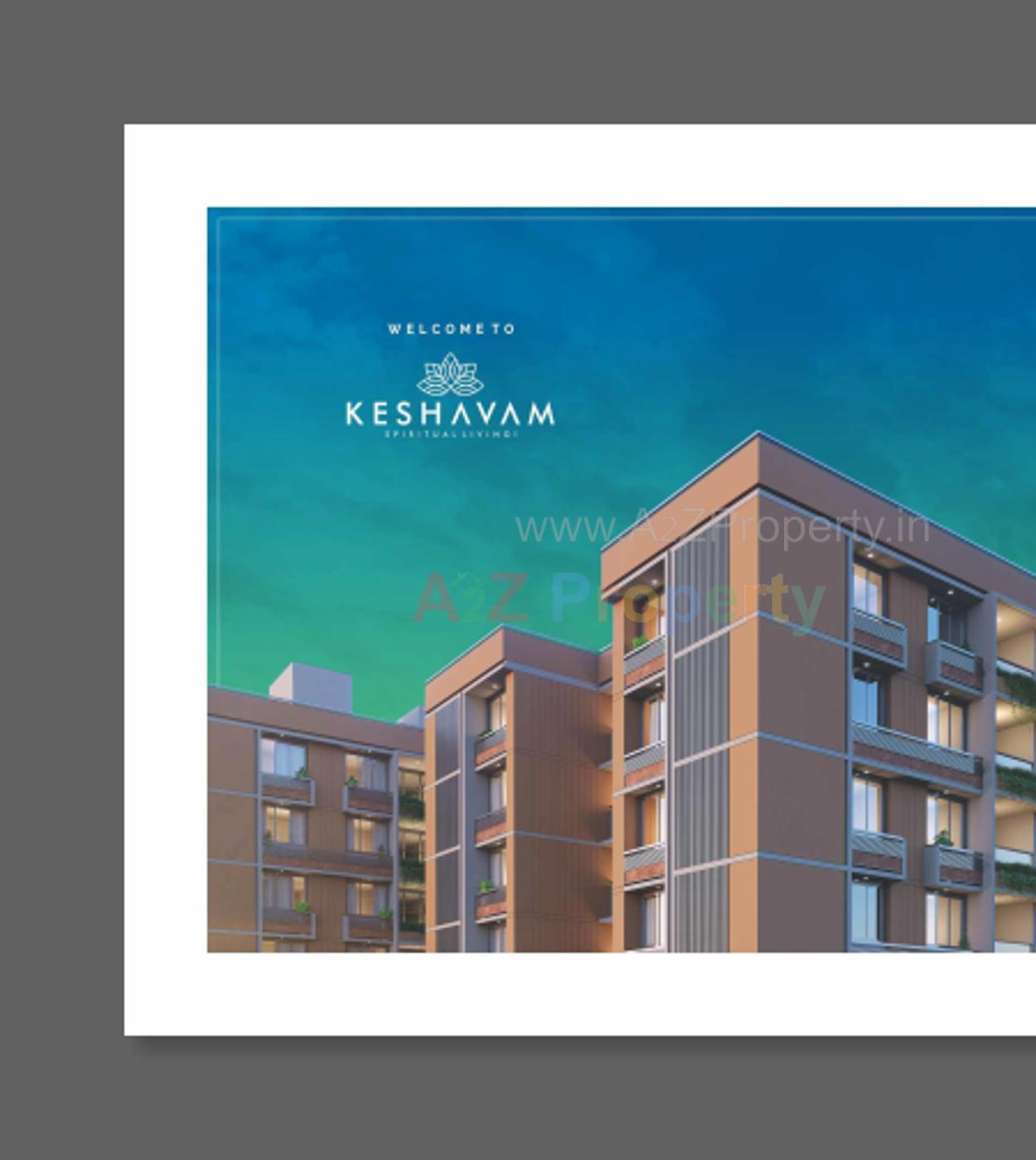 3D Elevation of real estate project Keshavam located at Pethapur, Gandhinagar, Gujarat