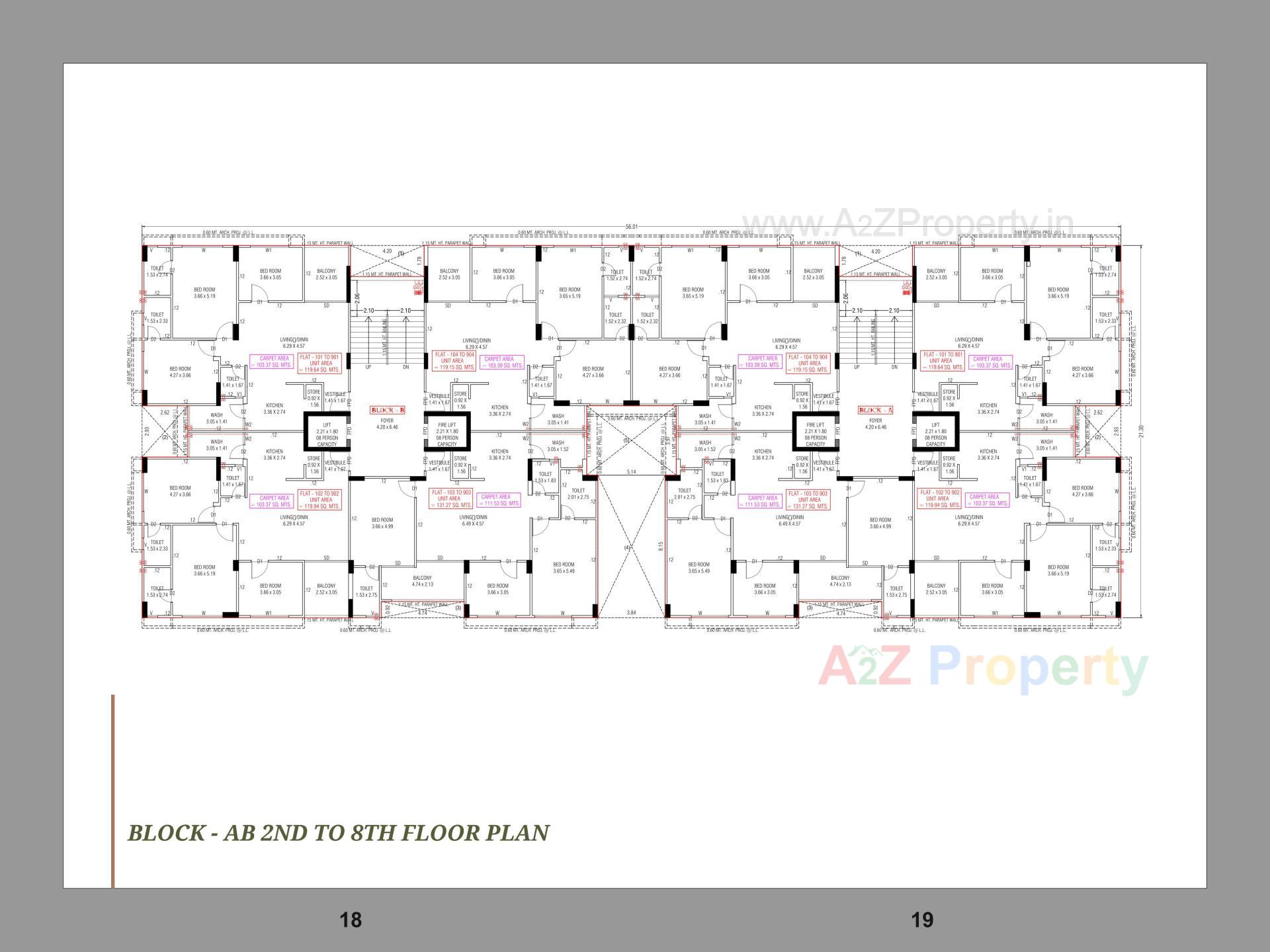 Layout of real estate project Keshvam Clifton located at Khoraj, Gandhinagar, Gujarat