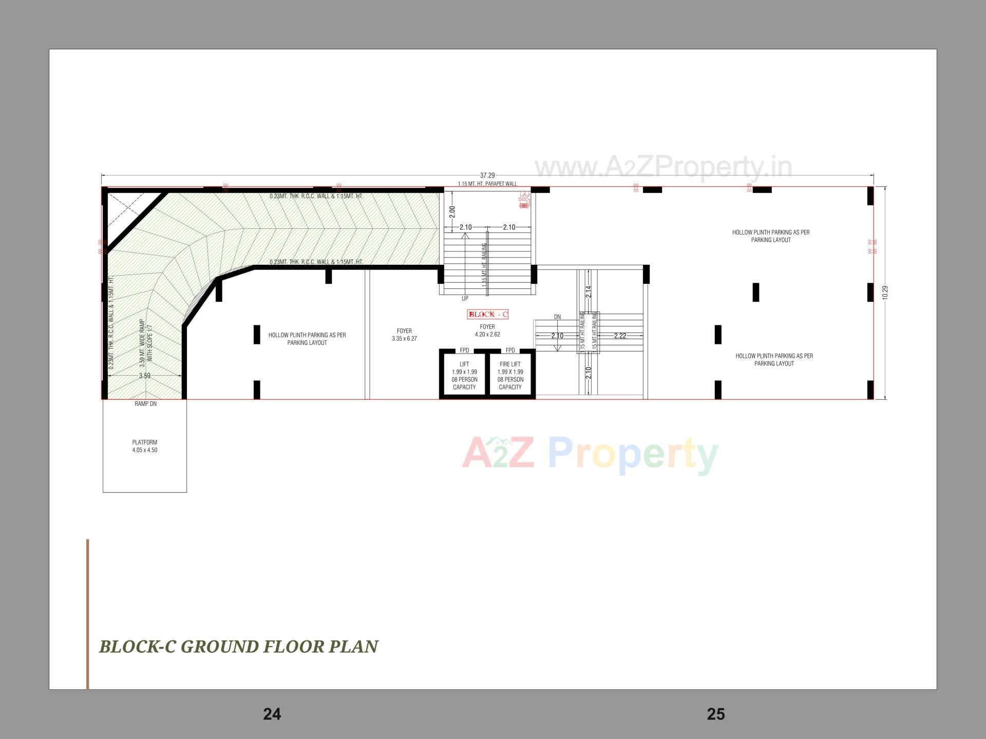Layout of real estate project Keshvam Clifton located at Khoraj, Gandhinagar, Gujarat