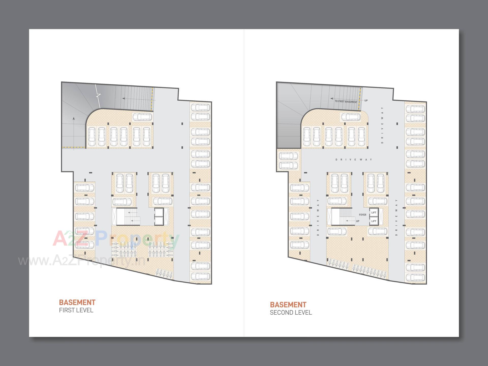 Layout of real estate project Keshvam Dream Heights located at Koba, Gandhinagar, Gujarat