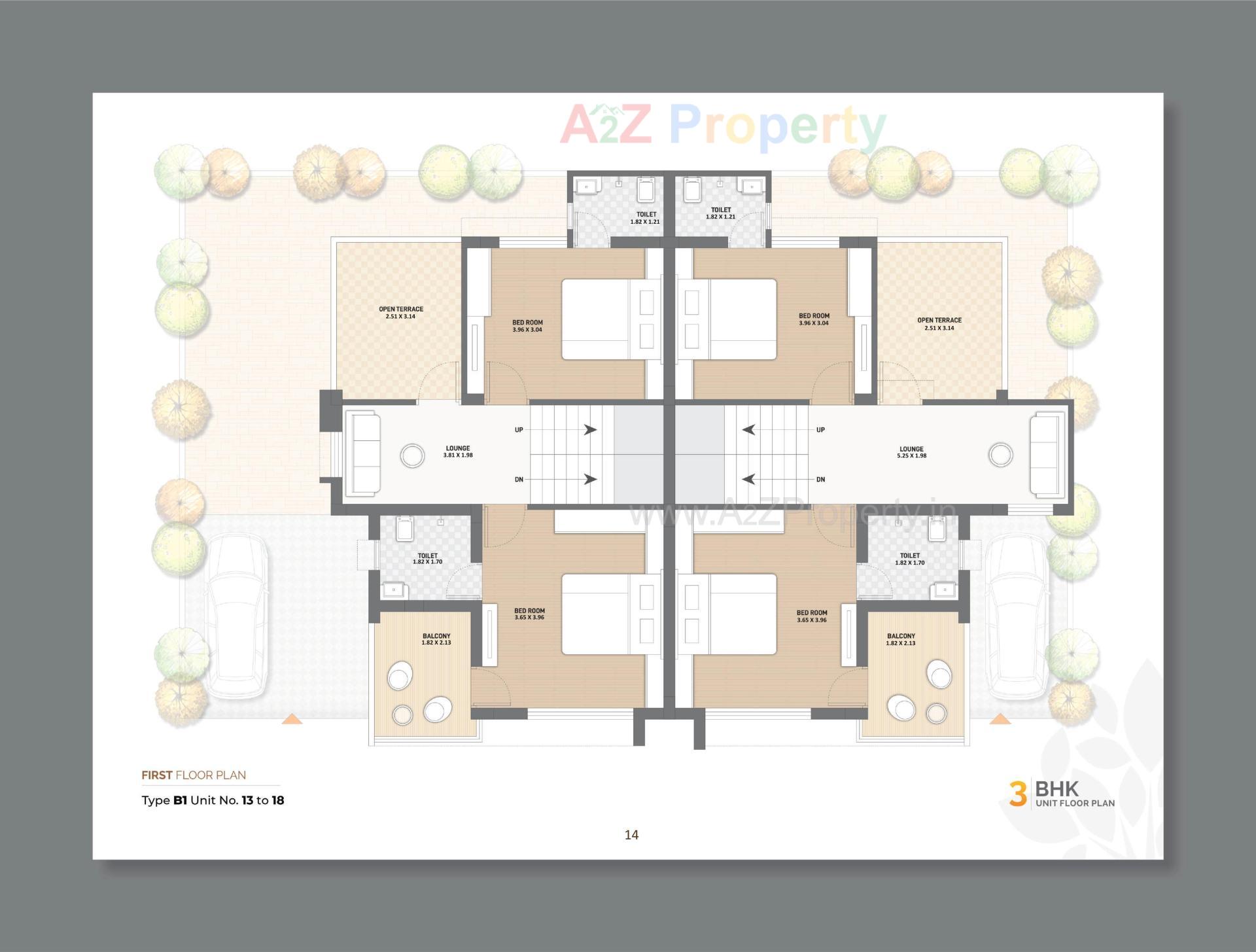 Layout of real estate project Keshvan Bungalows located at Kalol, Gandhinagar, Gujarat