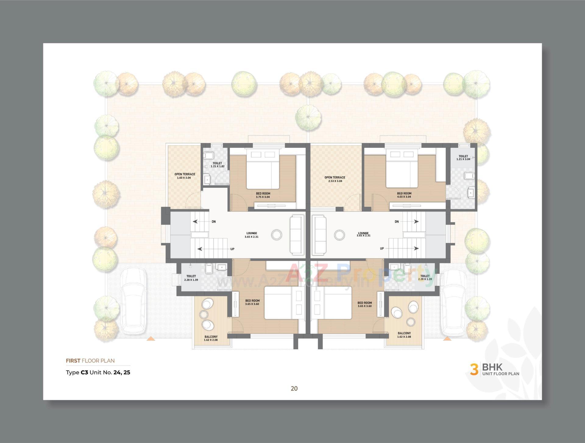 Layout of real estate project Keshvan Bungalows located at Kalol, Gandhinagar, Gujarat