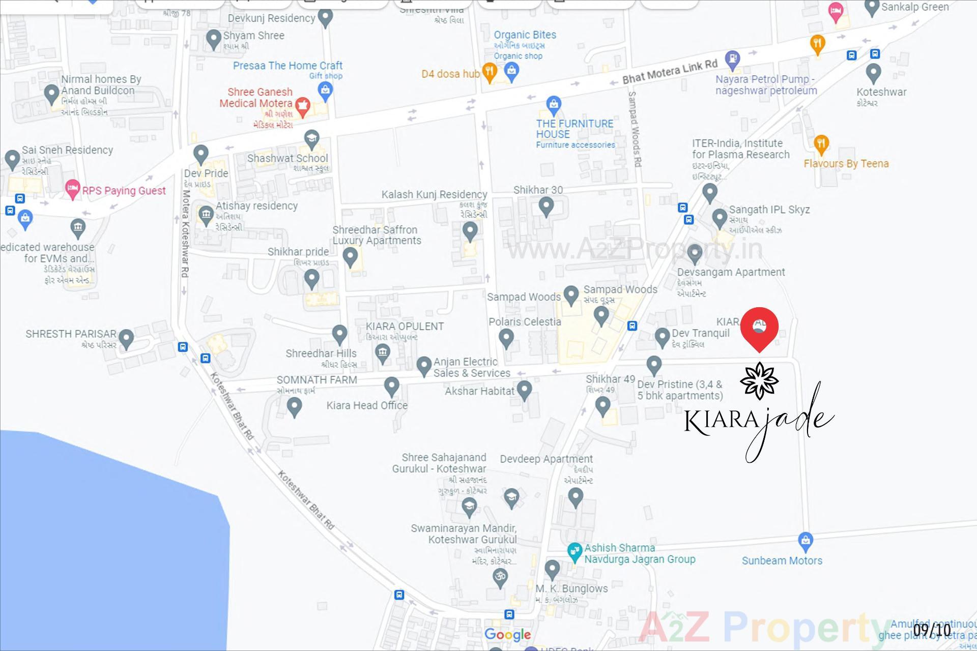  of real estate project Kiara Jade located at Koteshwar, Gandhinagar, Gujarat