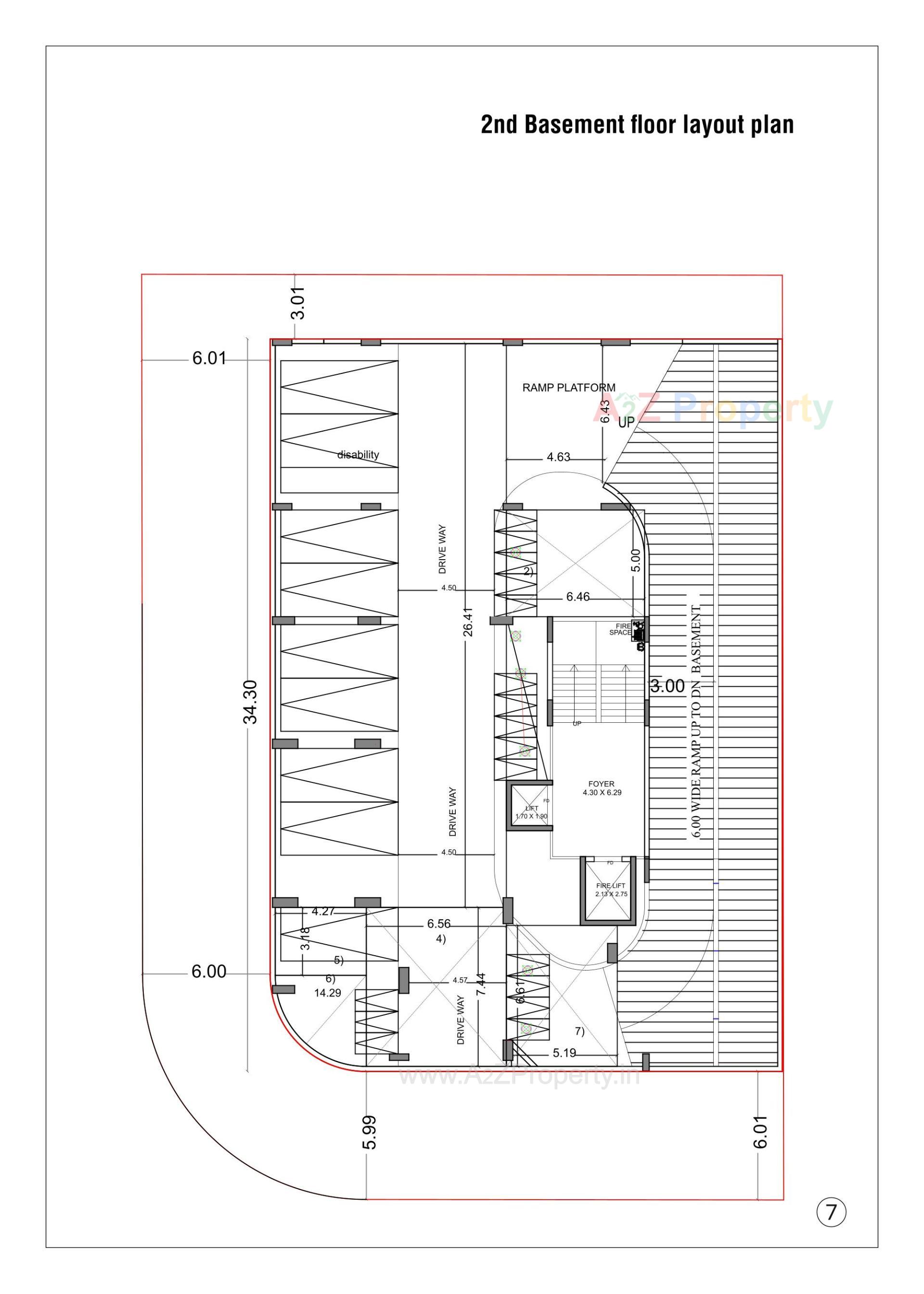 Layout of real estate project Kiara Monolith located at Koteshwar, Gandhinagar, Gujarat