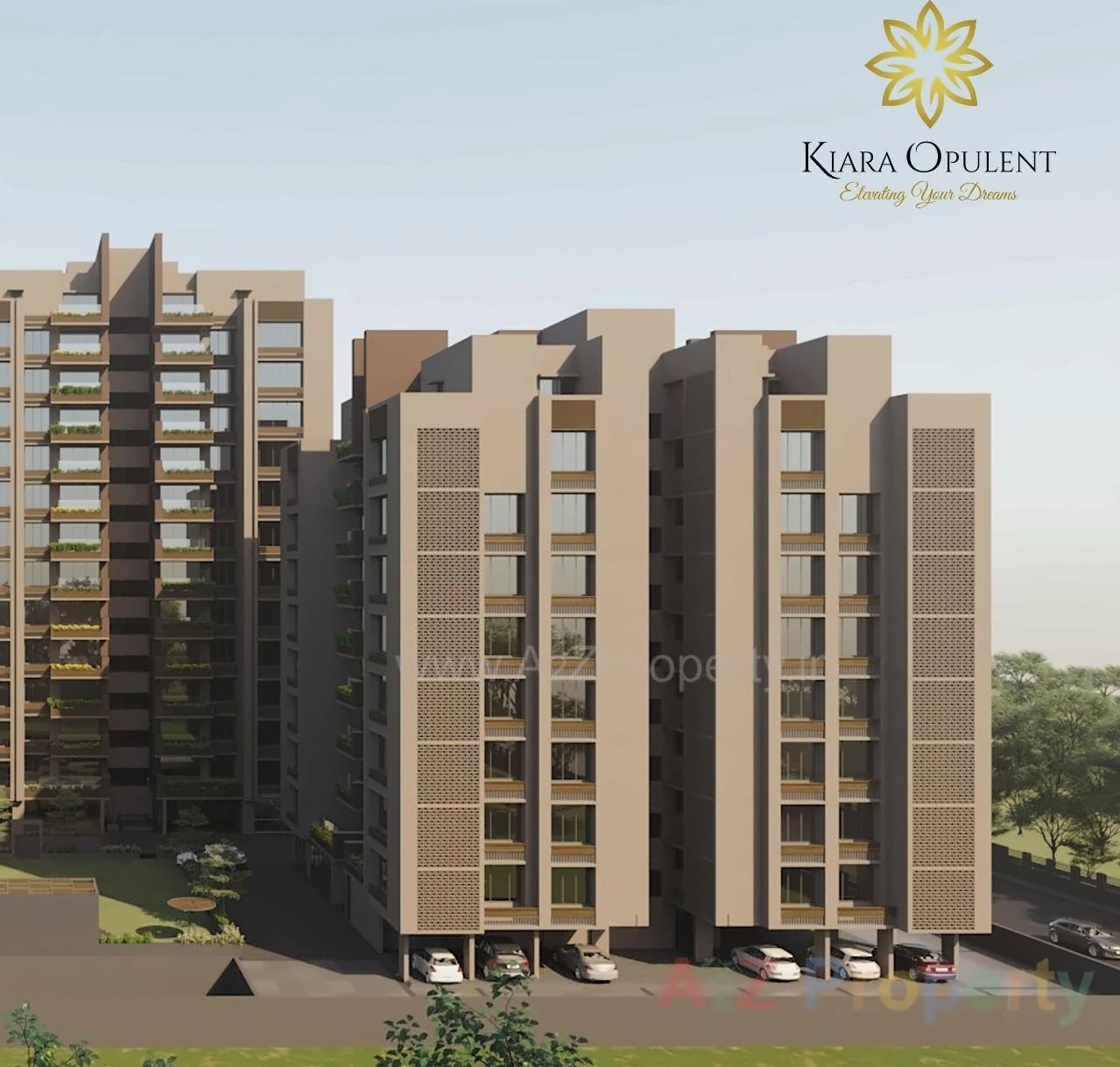 3D Elevation of real estate project Kiara Opulent located at Koteshwar, Gandhinagar, Gujarat