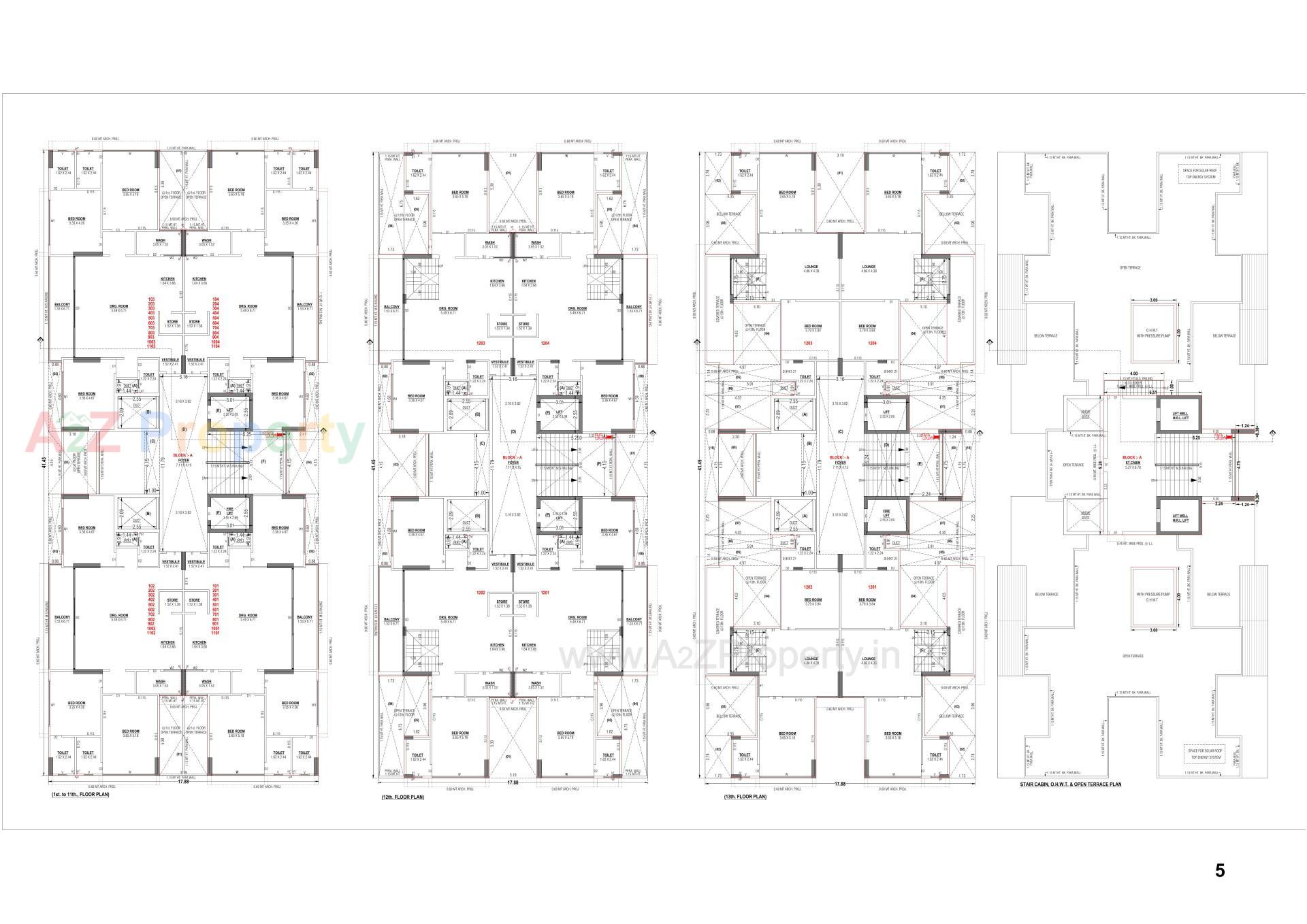 Layout of real estate project Kiara Signature located at Gandhinagar, Gandhinagar, Gujarat