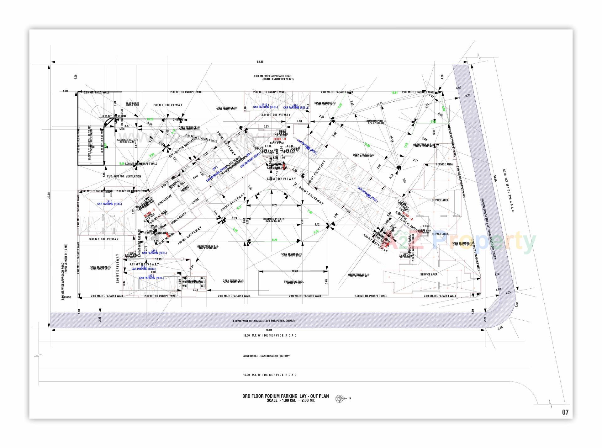  of real estate project Krish Skylar located at Kudasan, Gandhinagar, Gujarat