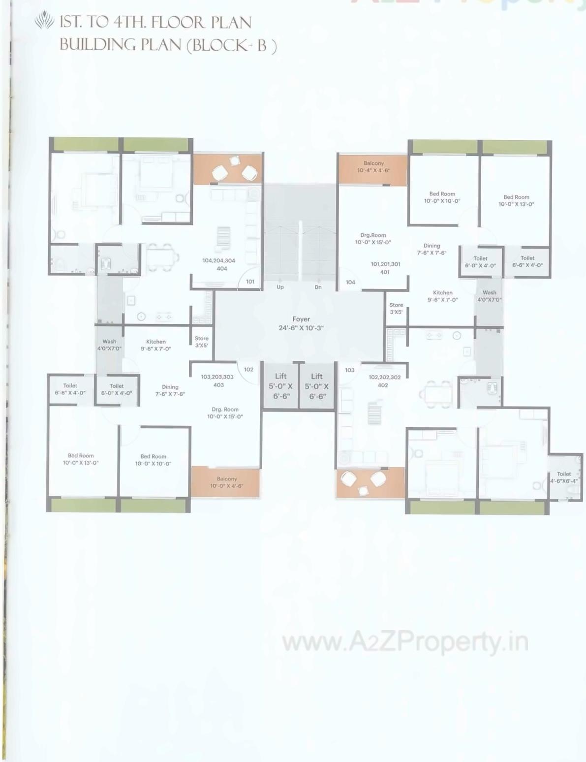 Layout of real estate project Krishna Icon located at Nana-chiloda, Gandhinagar, Gujarat