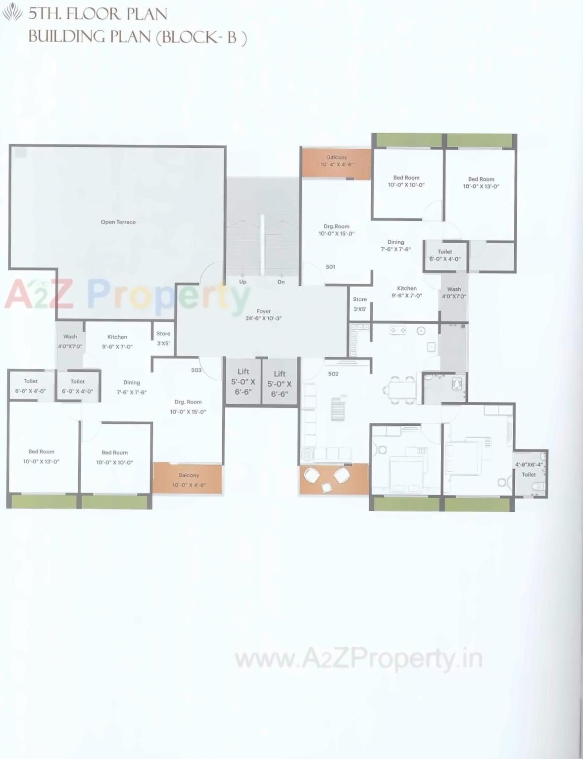 Layout of real estate project Krishna Icon located at Nana-chiloda, Gandhinagar, Gujarat