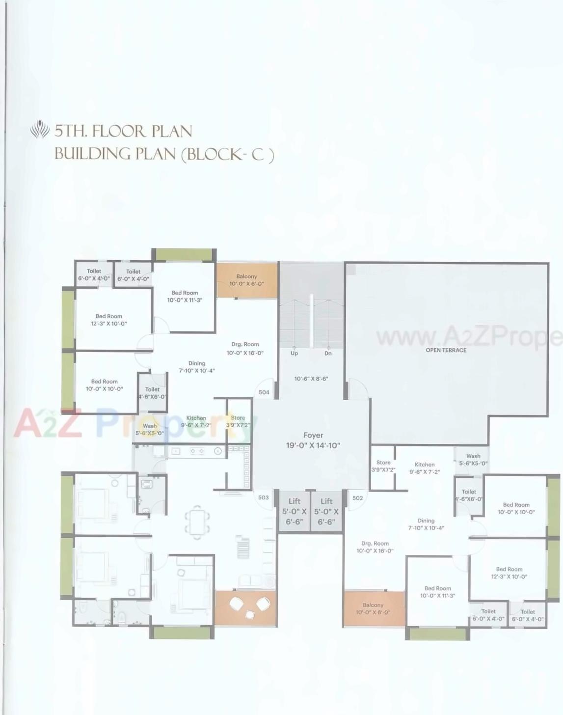 Layout of real estate project Krishna Icon located at Nana-chiloda, Gandhinagar, Gujarat