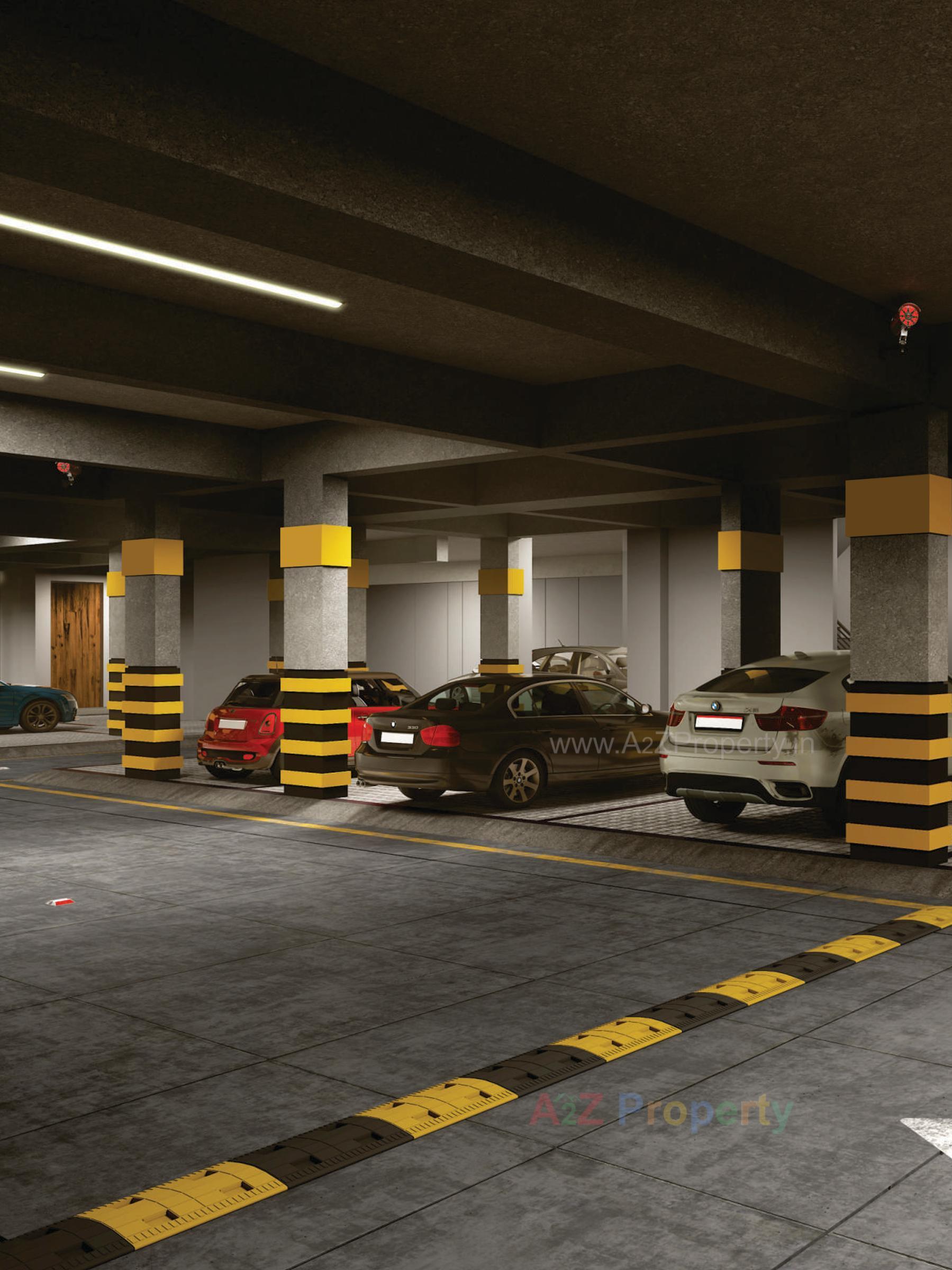 3D Elevation of real estate project Krishna Orchid located at Nana-chiloda, Gandhinagar, Gujarat