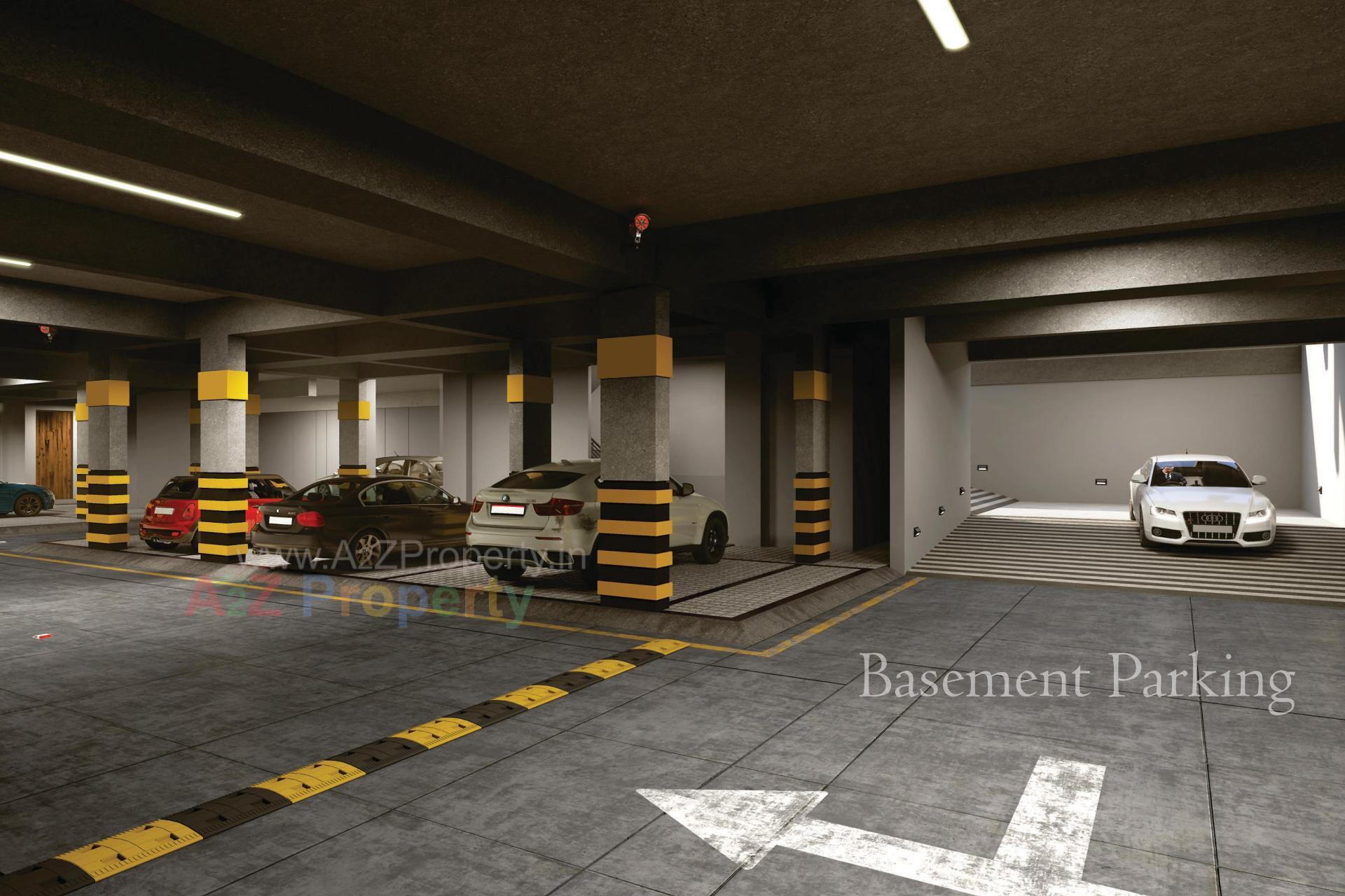 3D Elevation of real estate project Krishna Orchid located at Nana-chiloda, Gandhinagar, Gujarat