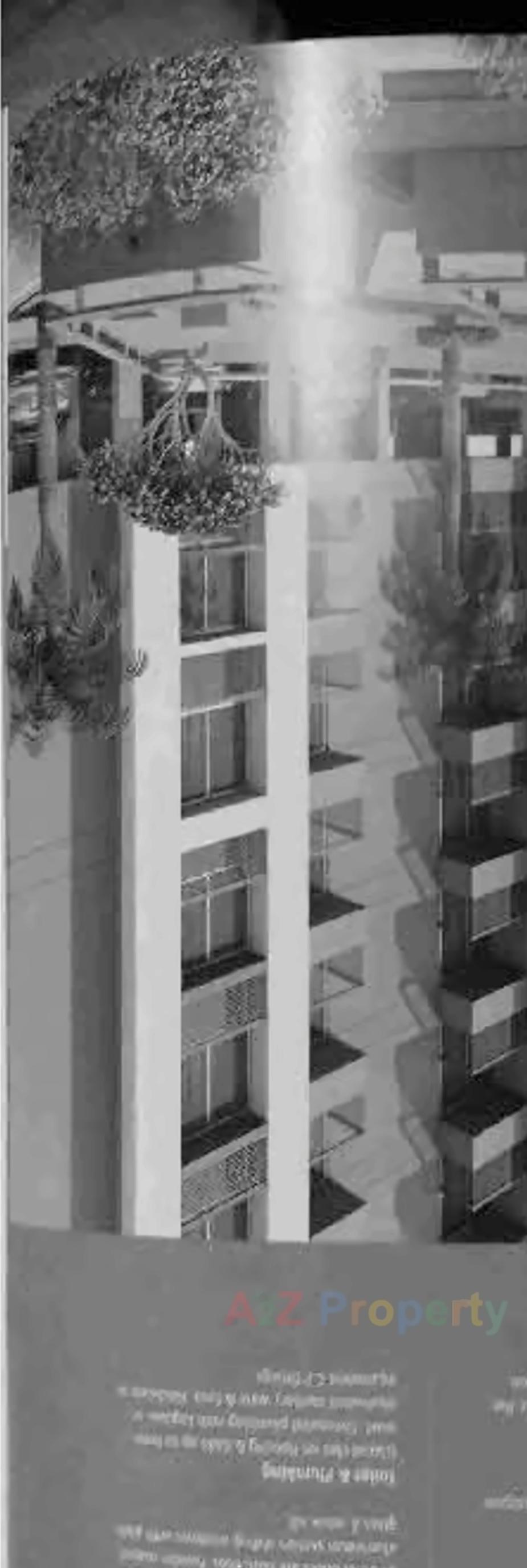 3D Elevation of real estate project Kunj Heights located at Vavol, Gandhinagar, Gujarat