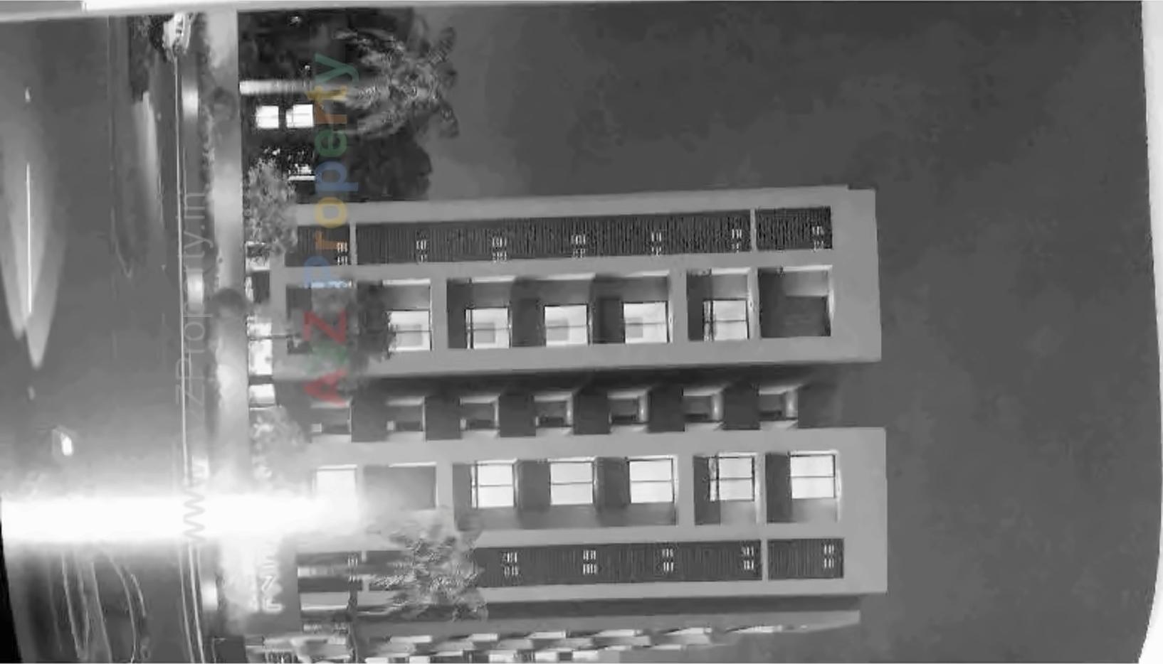 3D Elevation of real estate project Kunj Heights located at Vavol, Gandhinagar, Gujarat