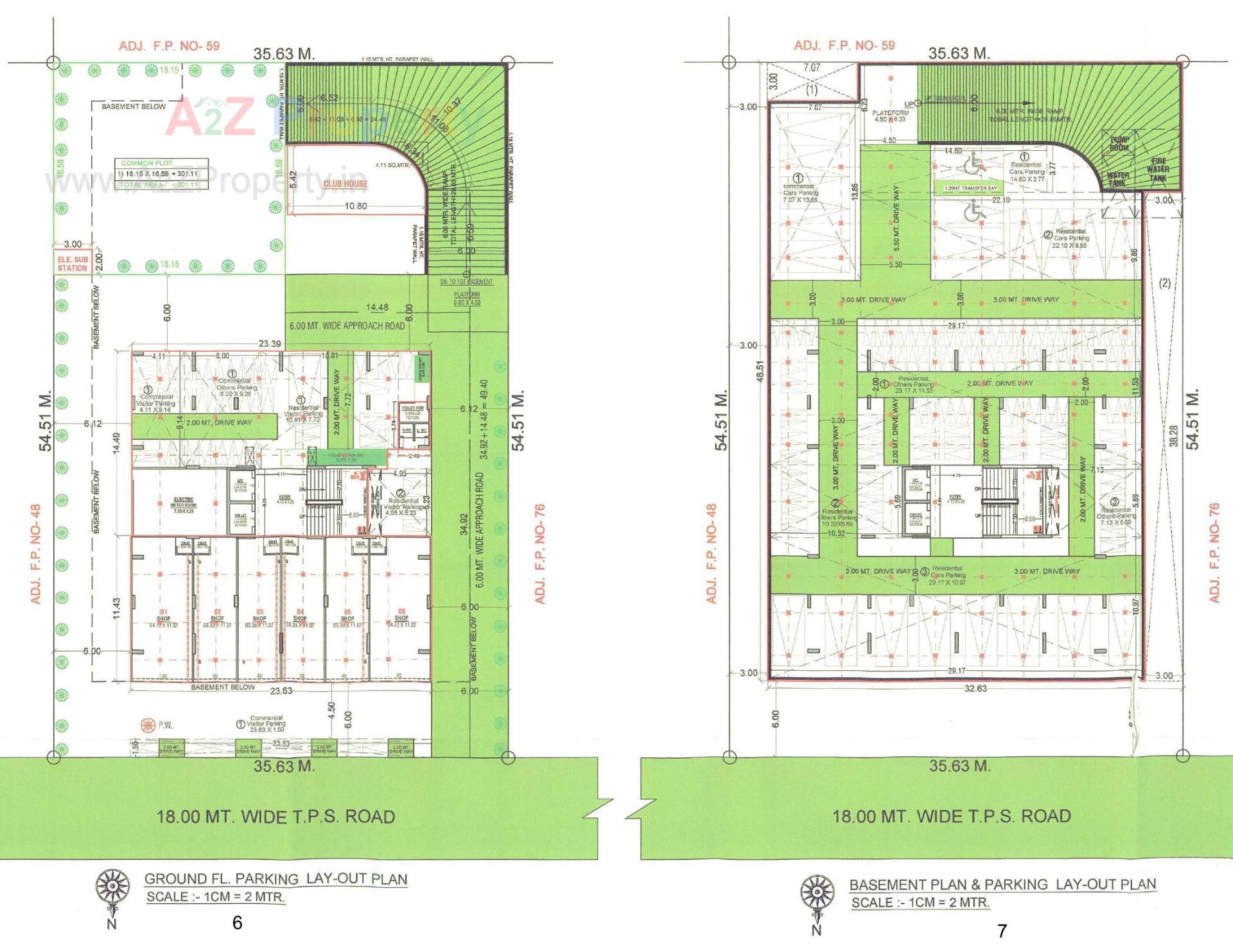 Layout of real estate project Lake Abode located at Khoraj, Gandhinagar, Gujarat