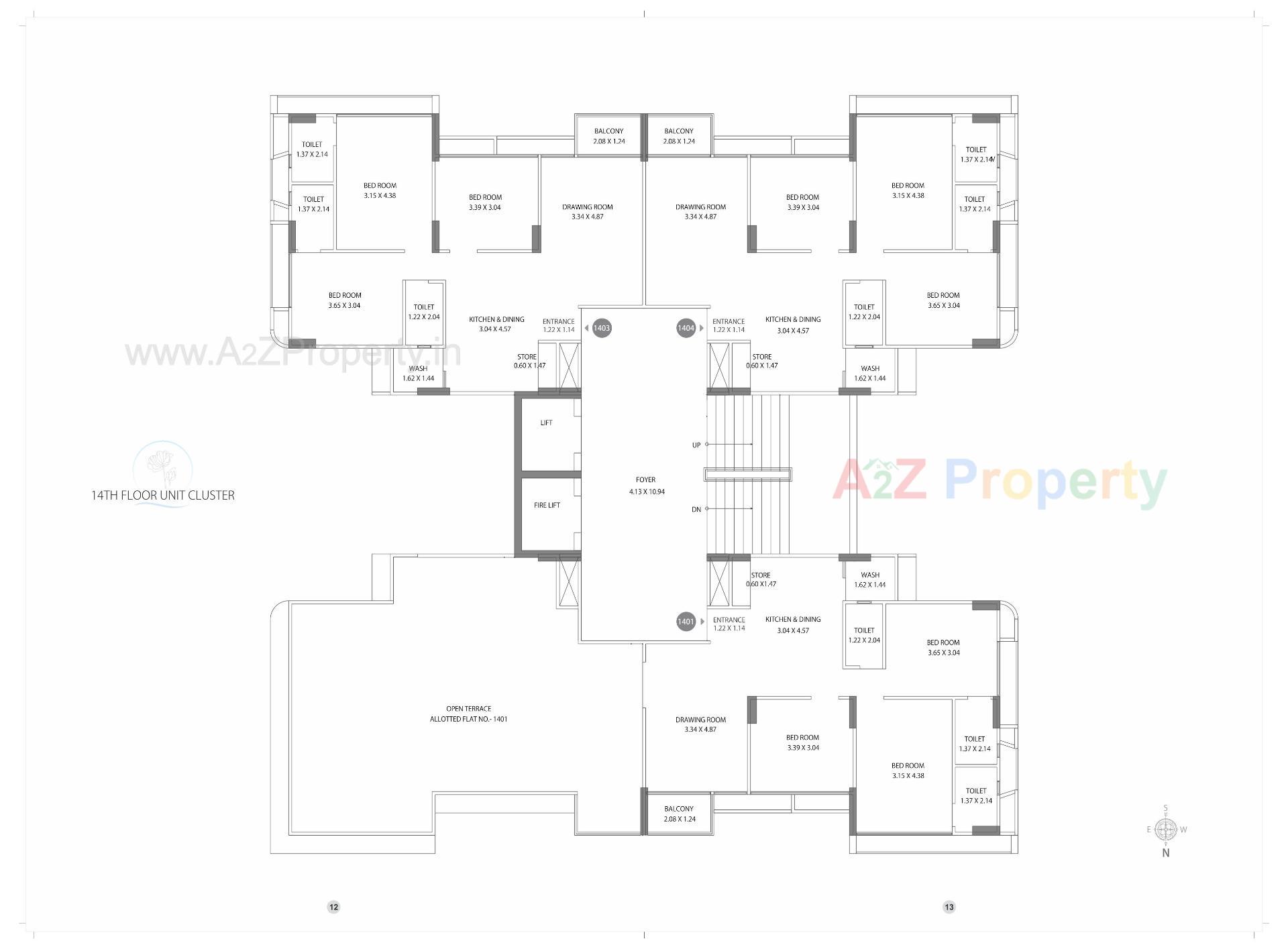 Layout of real estate project Lake Abode located at Khoraj, Gandhinagar, Gujarat