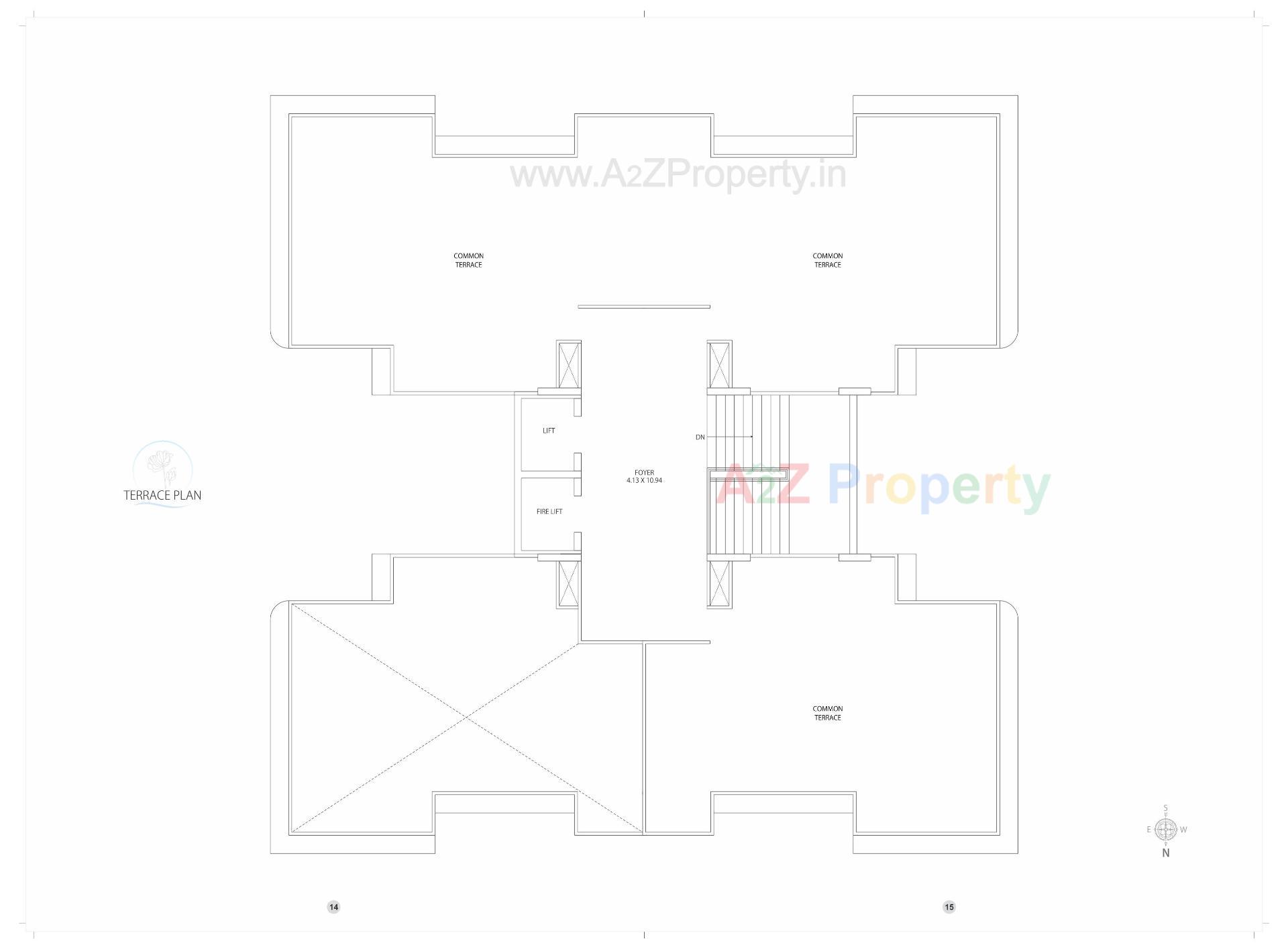 Layout of real estate project Lake Abode located at Khoraj, Gandhinagar, Gujarat
