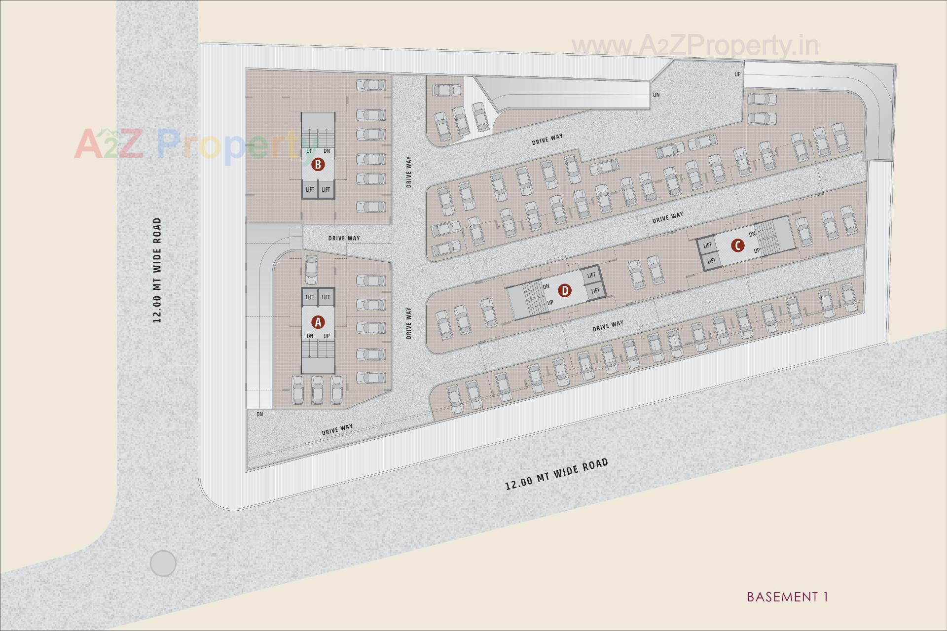 Layout of real estate project Lalji Luminous located at Kalol, Gandhinagar, Gujarat
