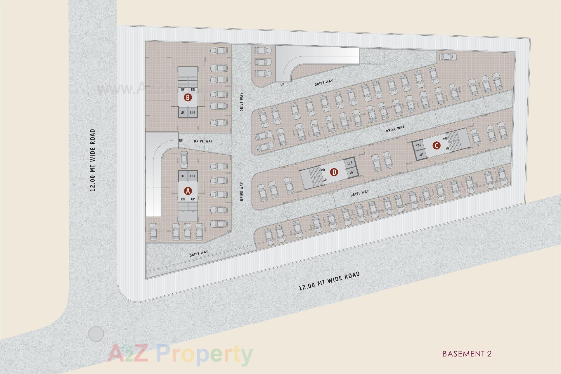 Layout of real estate project Lalji Luminous located at Kalol, Gandhinagar, Gujarat