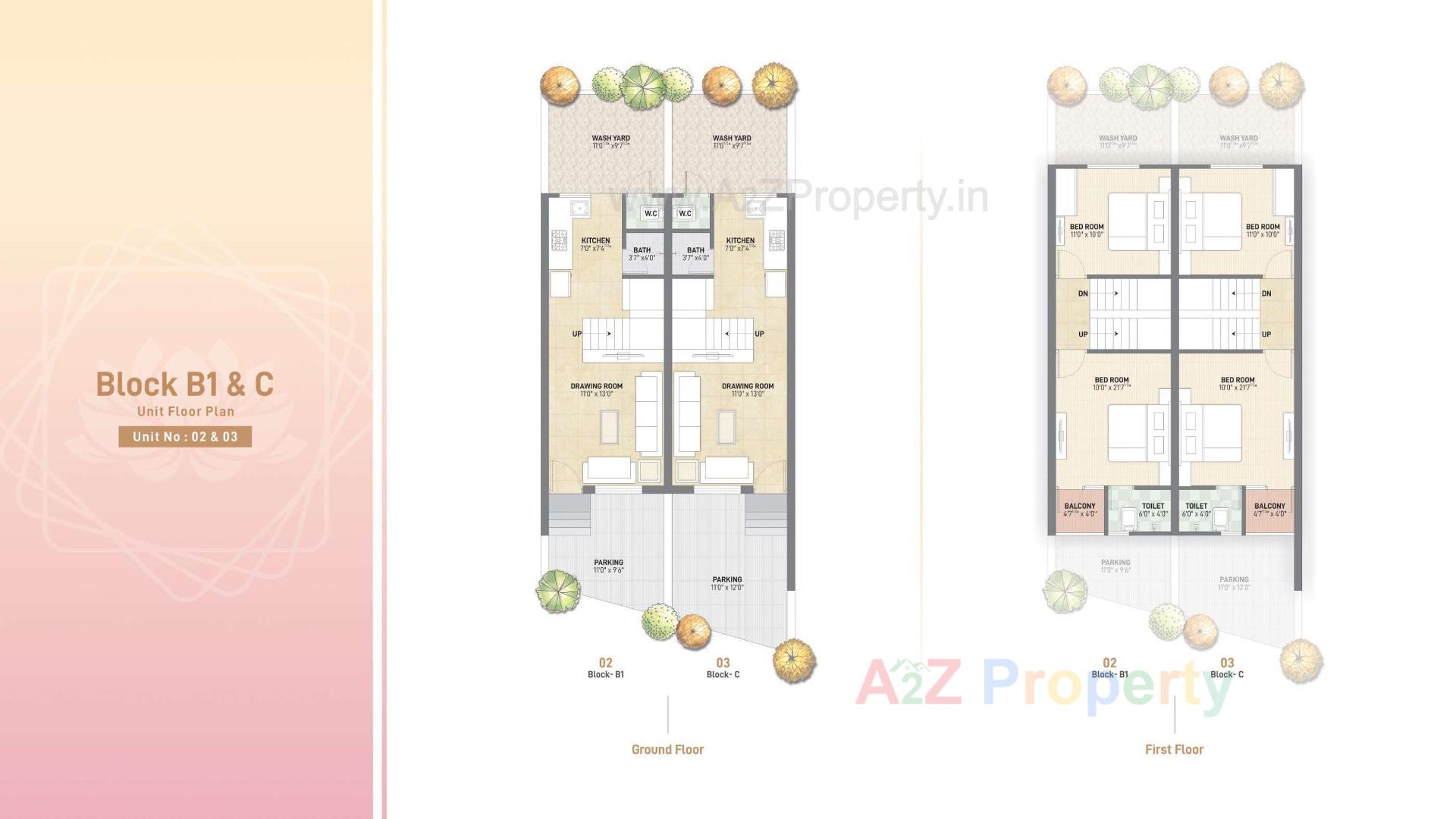 Layout of real estate project Laxmi Park located at Kalol, Gandhinagar, Gujarat