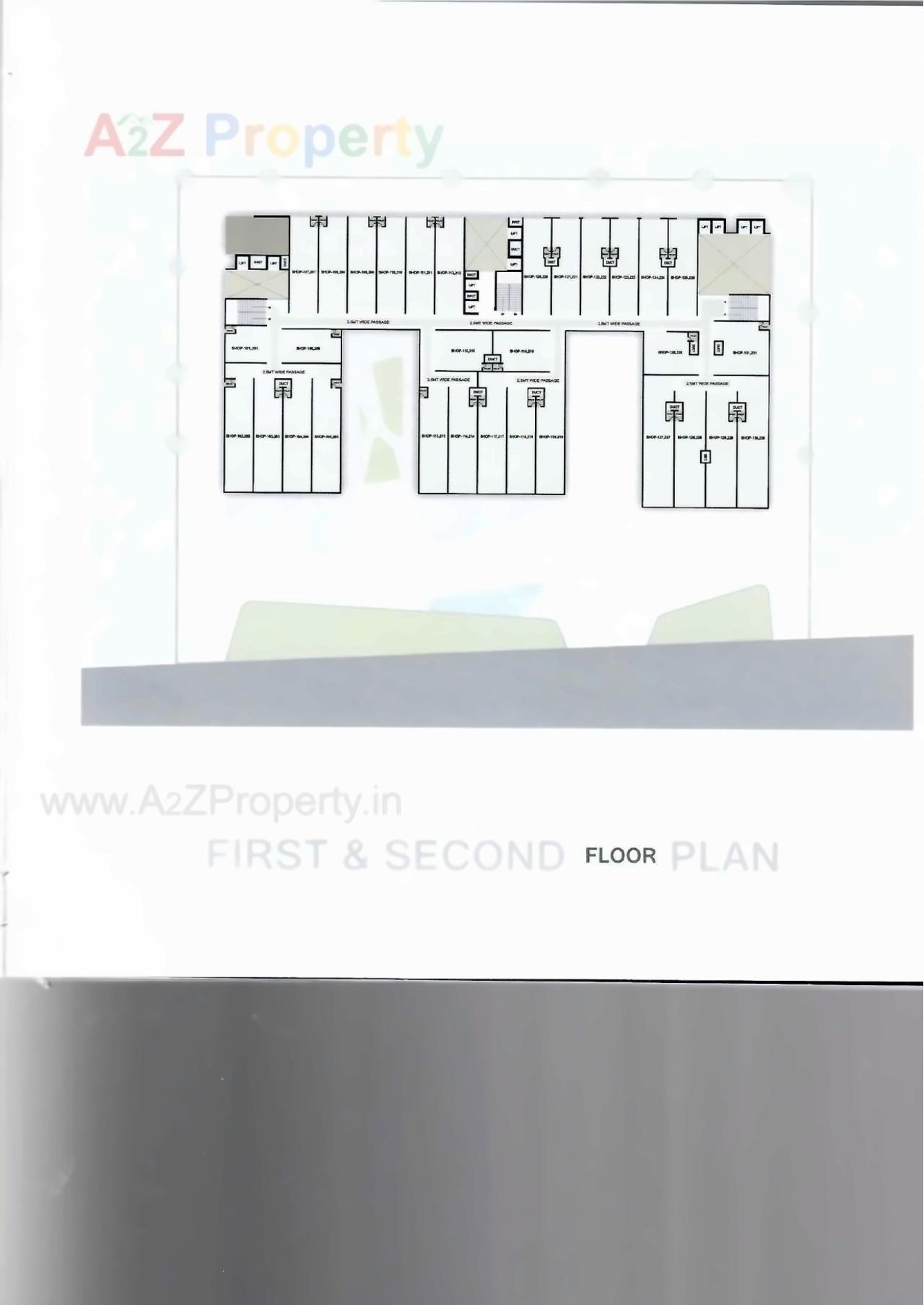 Layout of real estate project Liberty Square located at Indroda, Gandhinagar, Gujarat