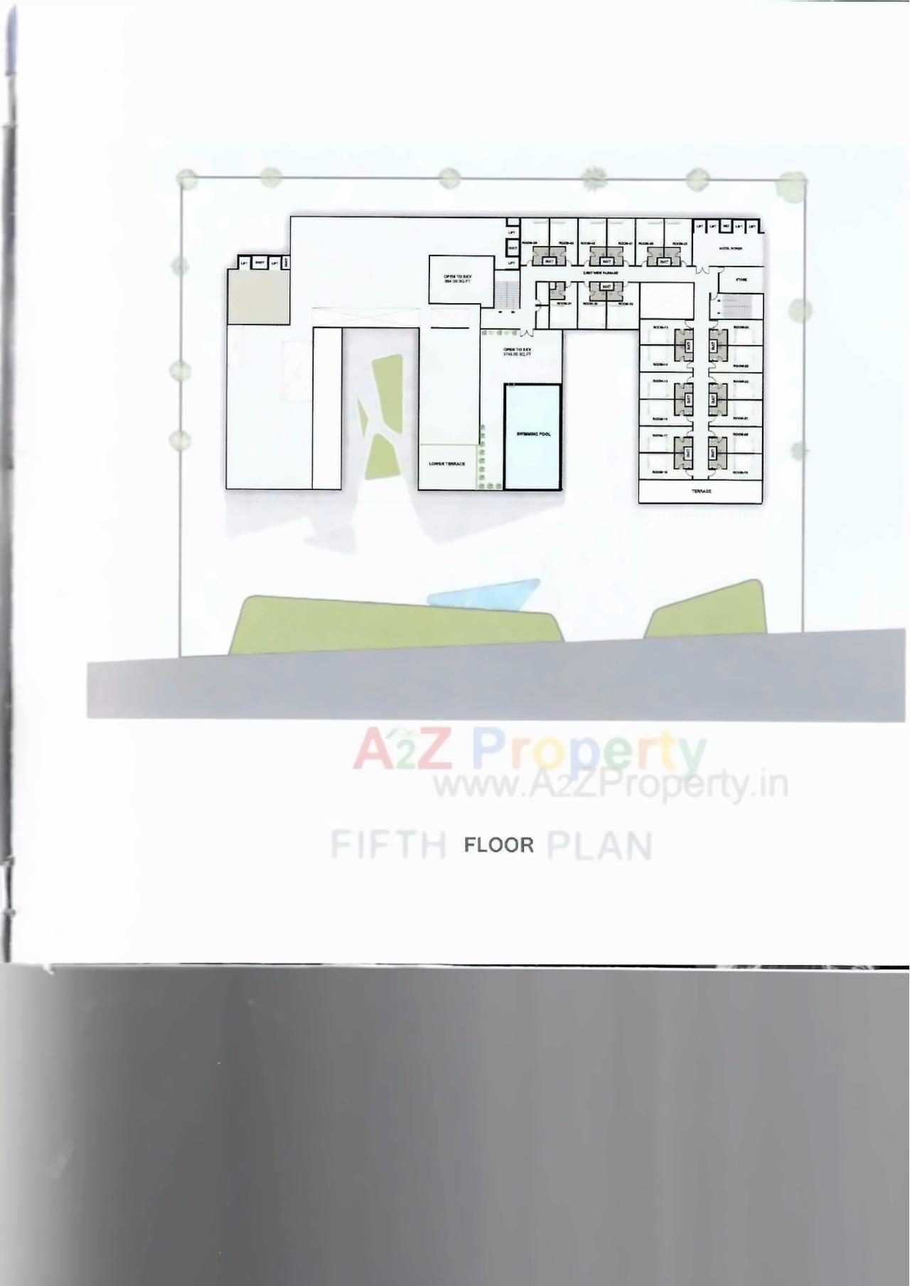 Layout of real estate project Liberty Square located at Indroda, Gandhinagar, Gujarat