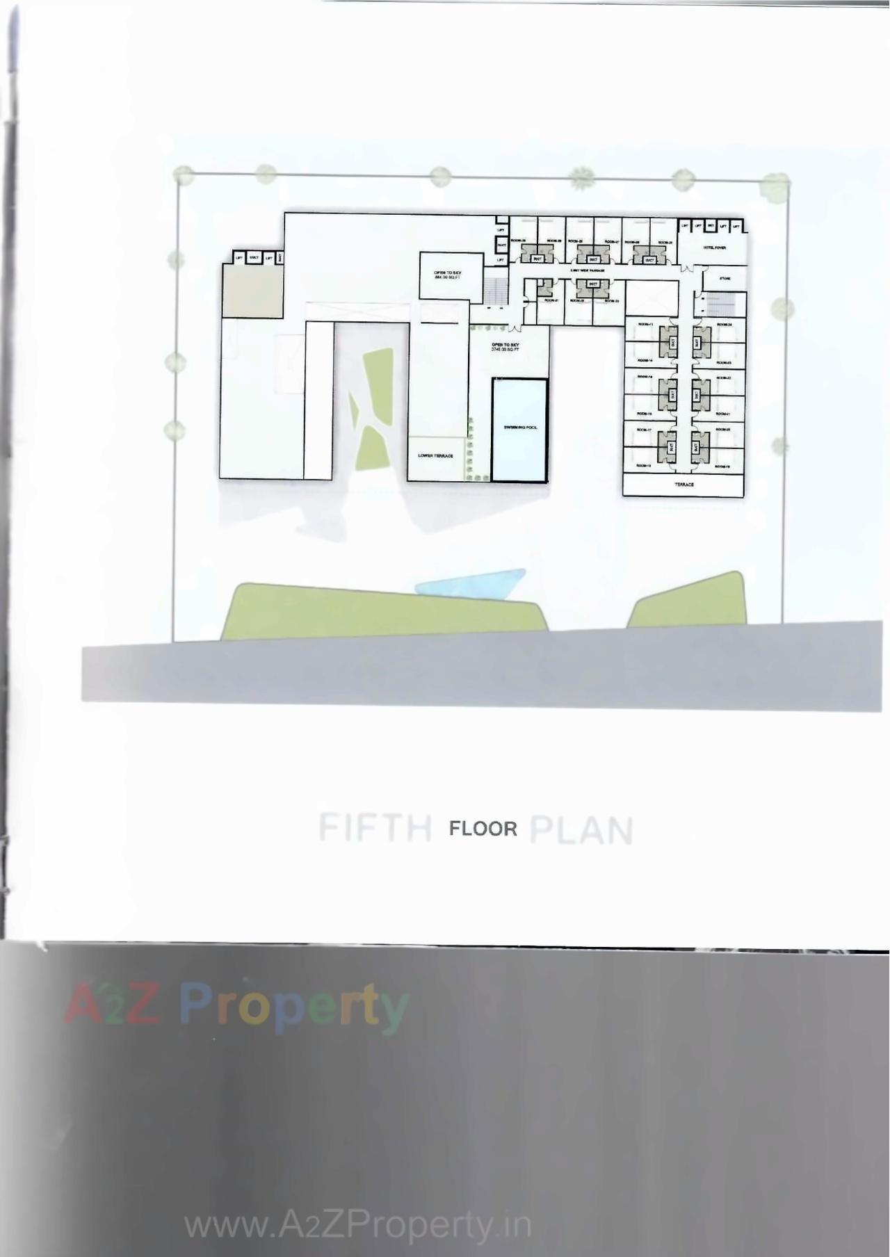 Layout of real estate project Liberty Square located at Indroda, Gandhinagar, Gujarat