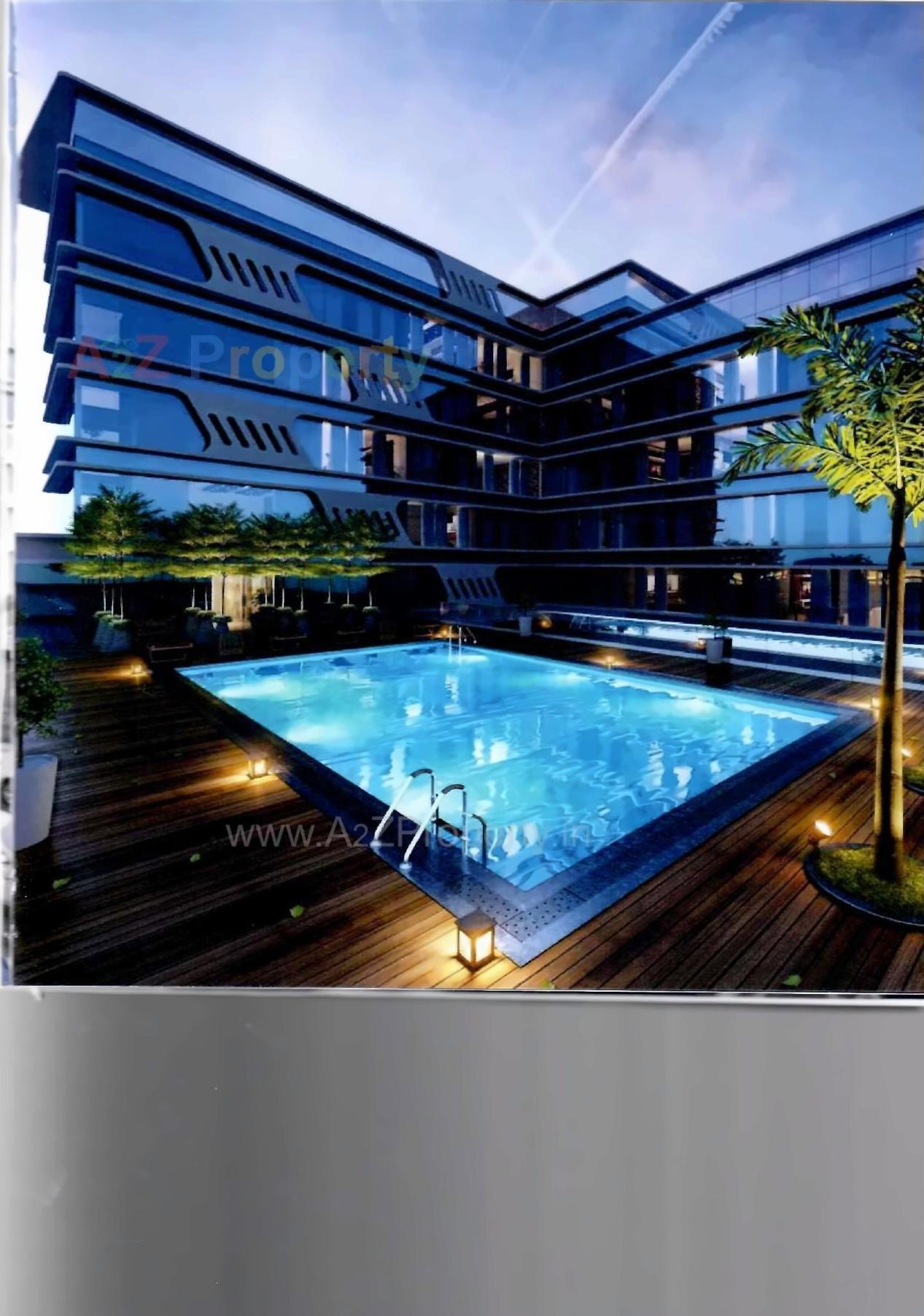 3D Elevation of real estate project Liberty Square located at Indroda, Gandhinagar, Gujarat