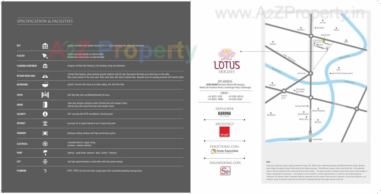  of real estate project Lotus Heights located at Gandhinagar, Gandhinagar, Gujarat
