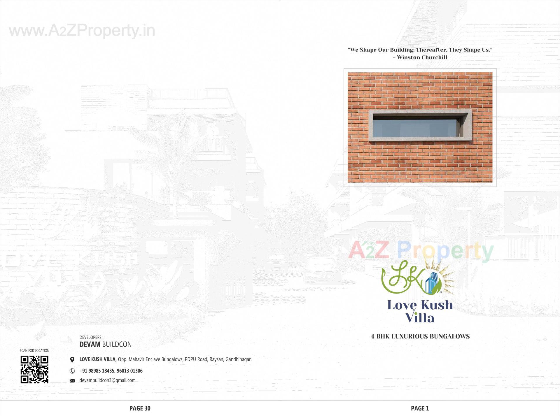  of real estate project Love Kush Villa located at Raysan, Gandhinagar, Gujarat