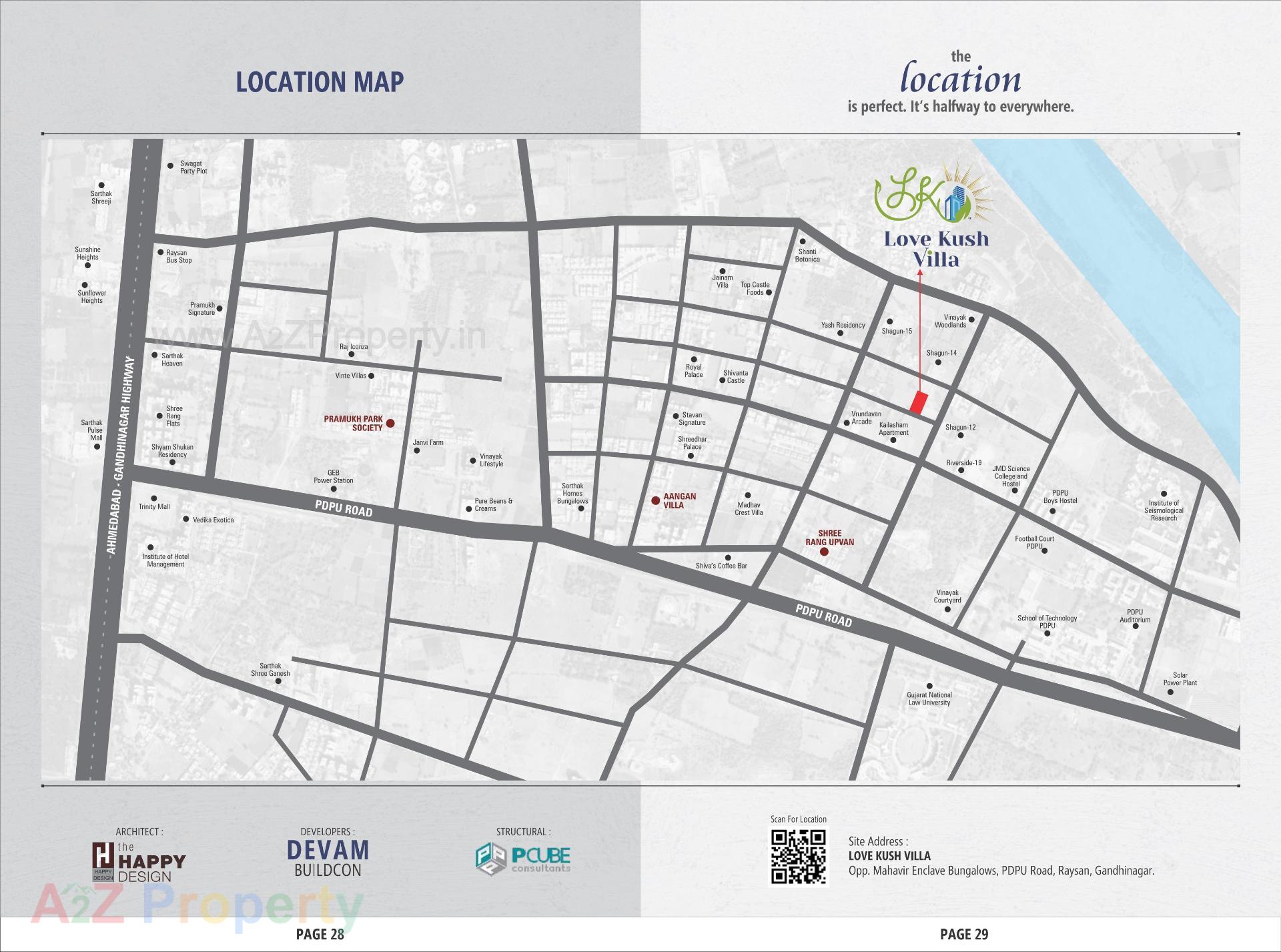  of real estate project Love Kush Villa located at Raysan, Gandhinagar, Gujarat