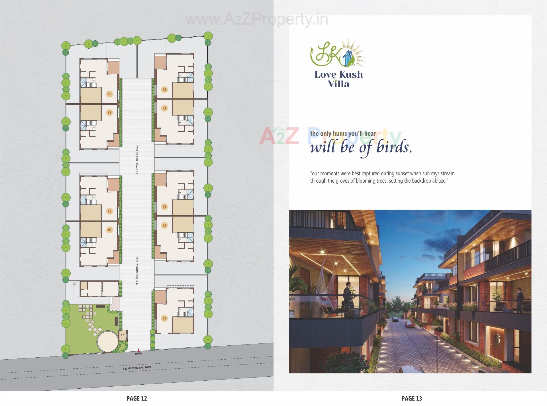  of real estate project Love Kush Villa located at Raysan, Gandhinagar, Gujarat