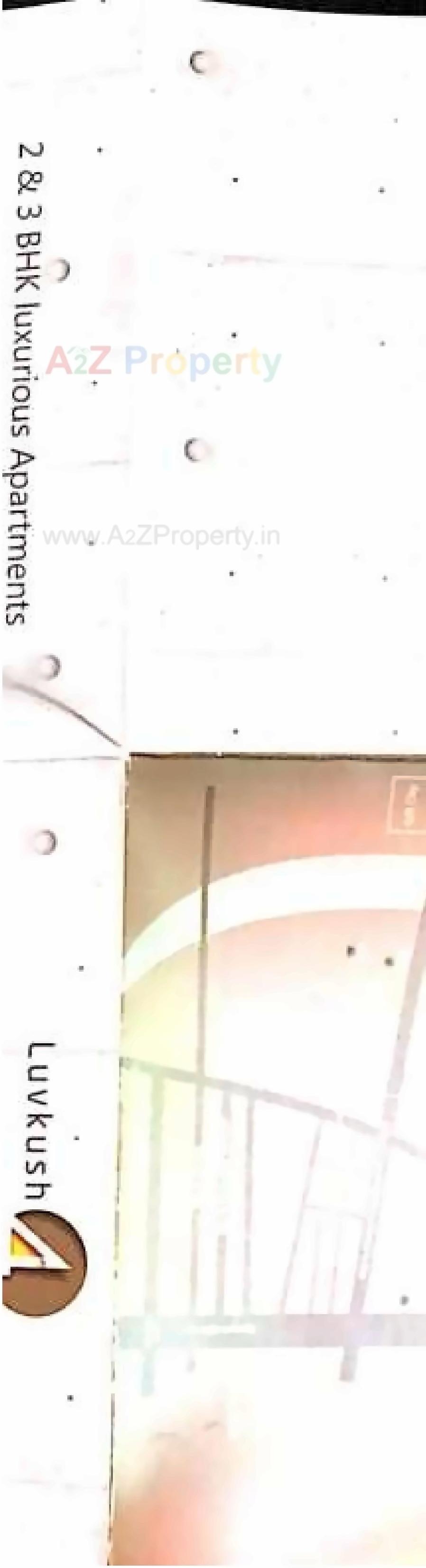 Layout of real estate project Luvkush located at Raisan, Gandhinagar, Gujarat