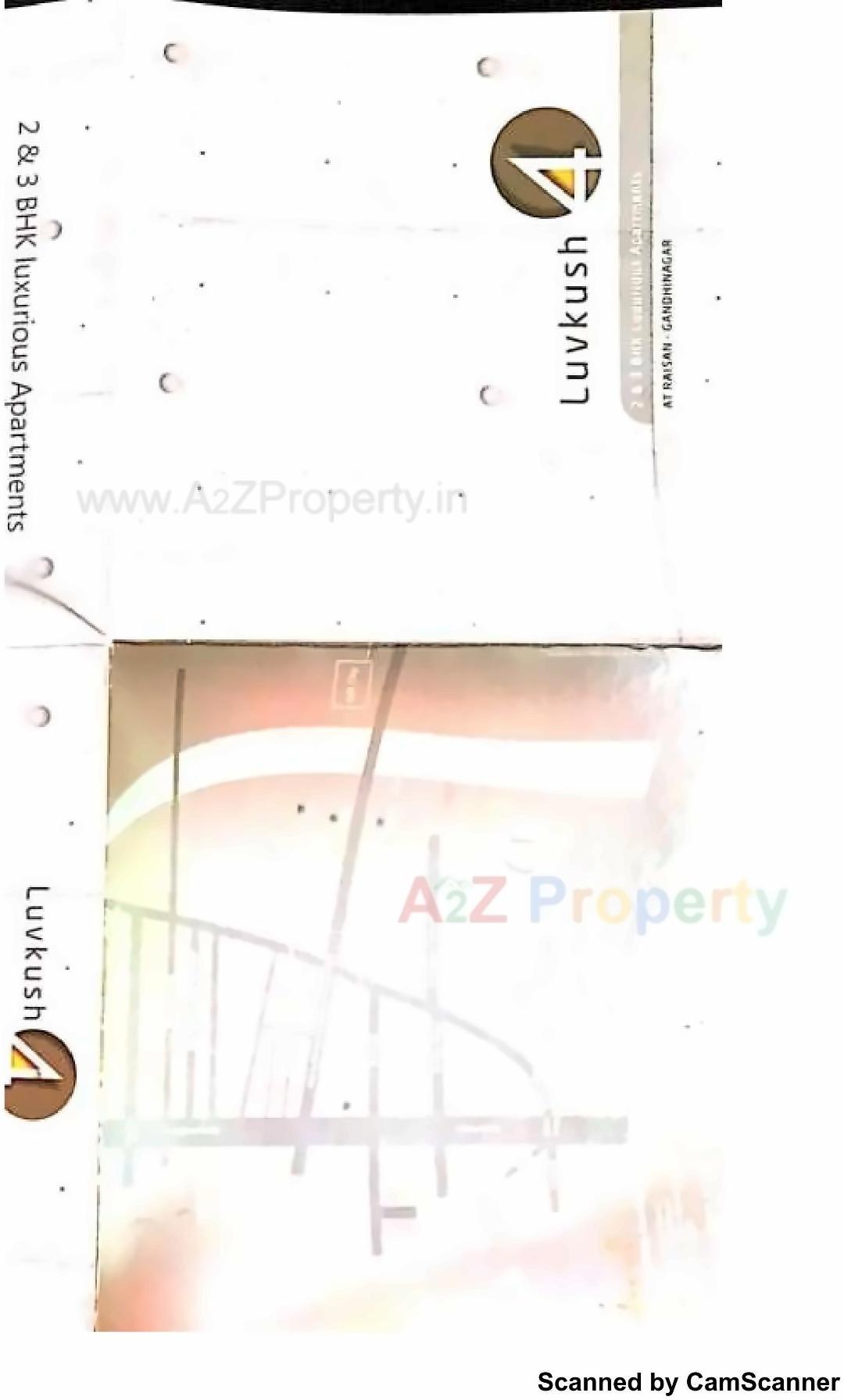 Layout of real estate project Luvkush located at Raisan, Gandhinagar, Gujarat