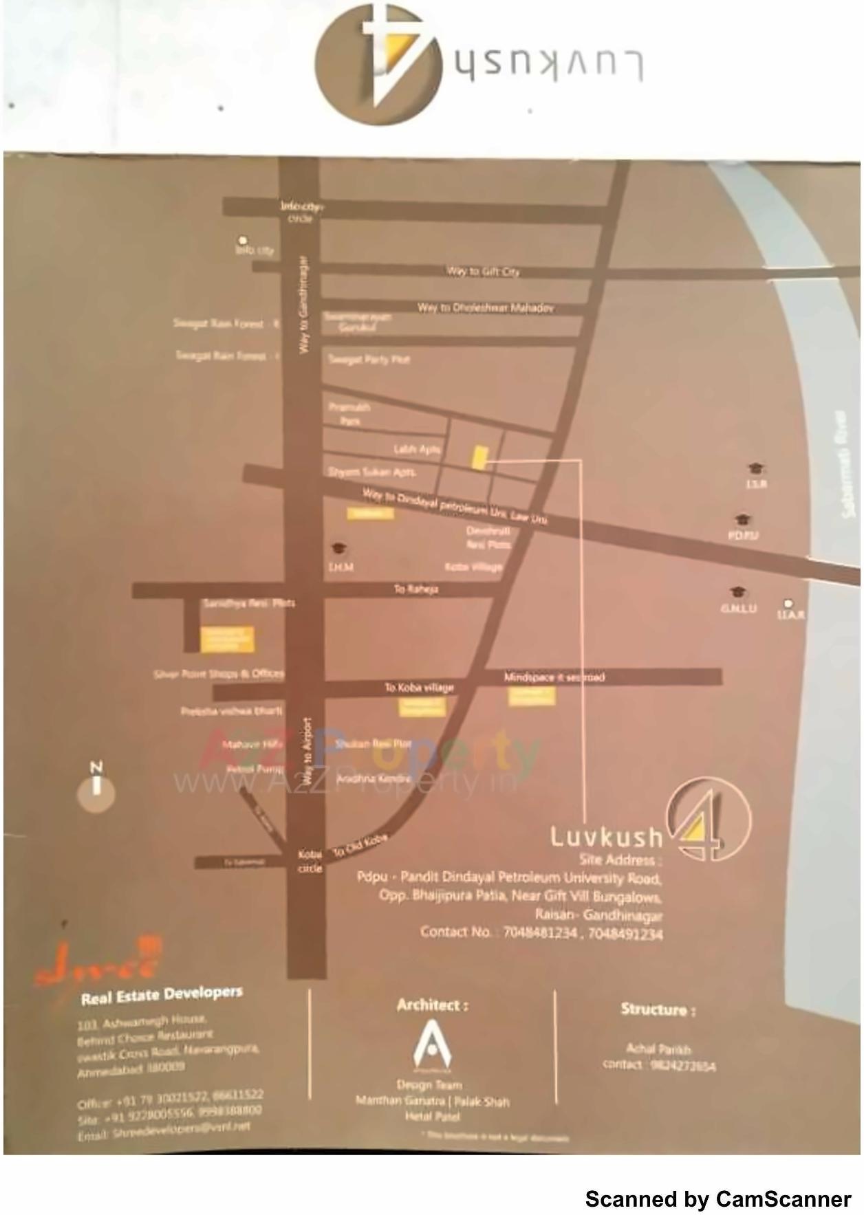  of real estate project Luvkush located at Raisan, Gandhinagar, Gujarat