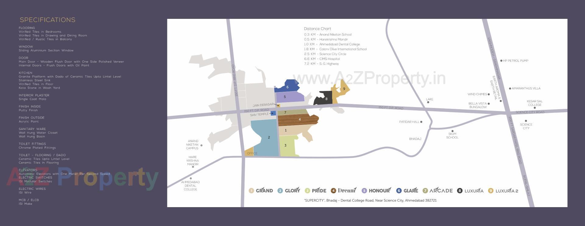  of real estate project Luxuria located at Santej--rakanpur, Gandhinagar, Gujarat