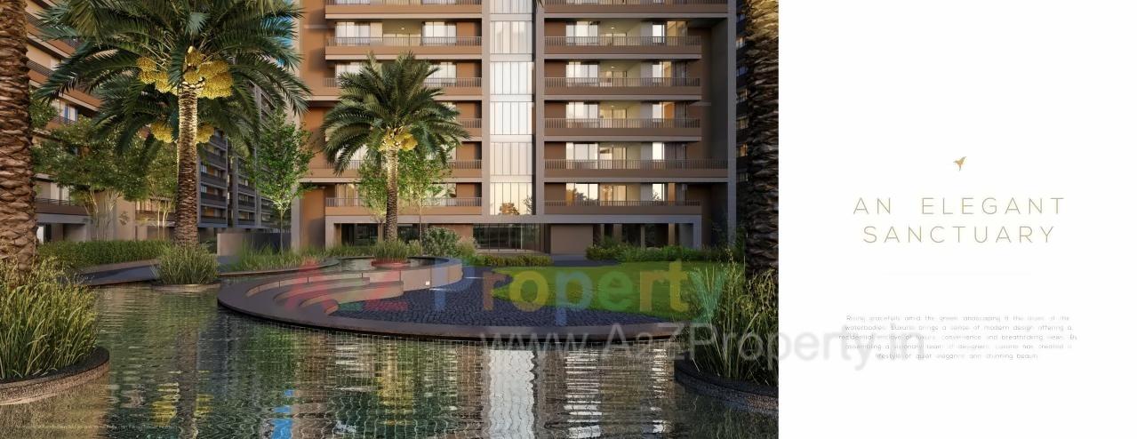 3D Elevation of real estate project Luxuria located at Gandhinagar, Gandhinagar, Gujarat