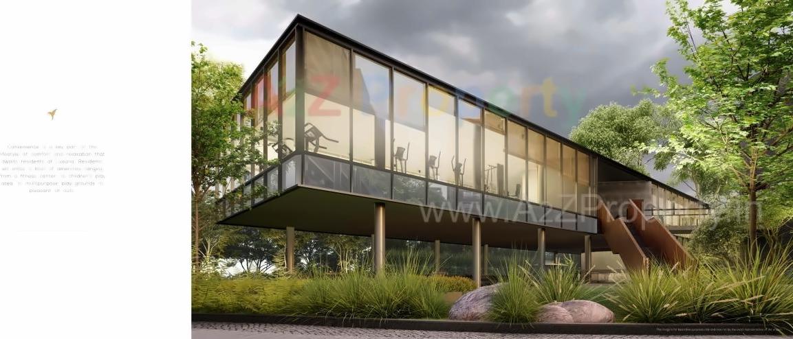 3D Elevation of real estate project Luxuria located at Gandhinagar, Gandhinagar, Gujarat