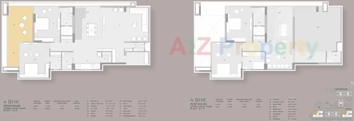 Layout of real estate project Luxuria located at Gandhinagar, Gandhinagar, Gujarat